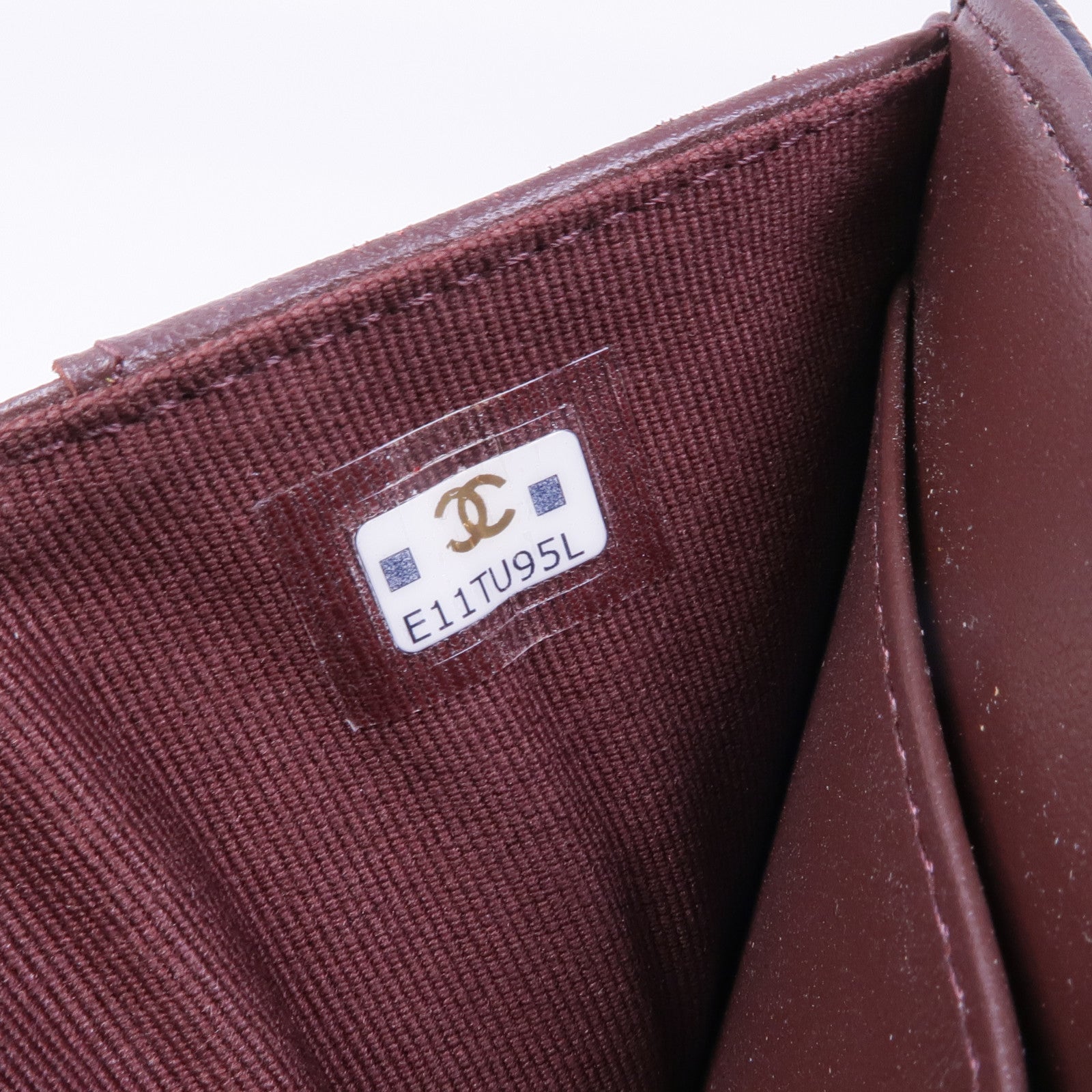 CHANEL 牛皮皮革Wallet金扣錢包