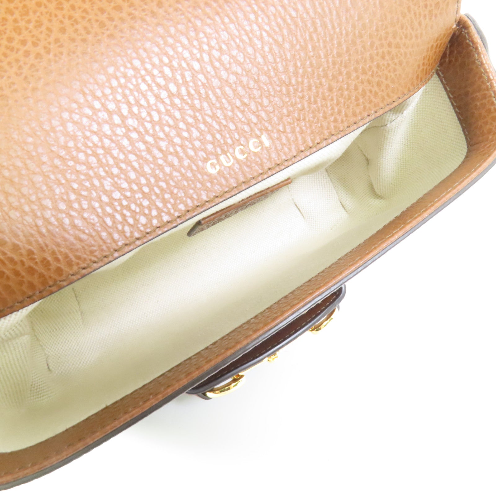 GUCCI Denim Horsebit 1955 Small肩背袋