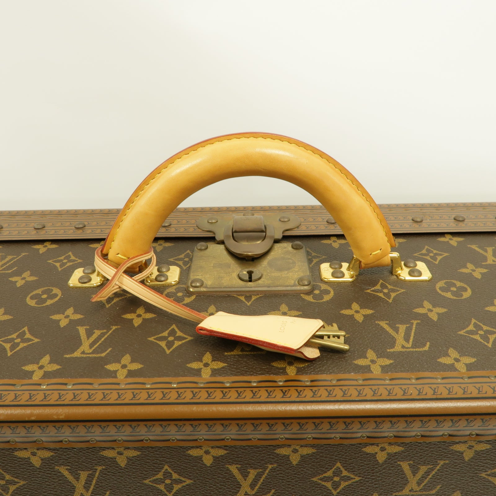 LOUIS VUITTON Monogram Alzer金扣行李箱啡色