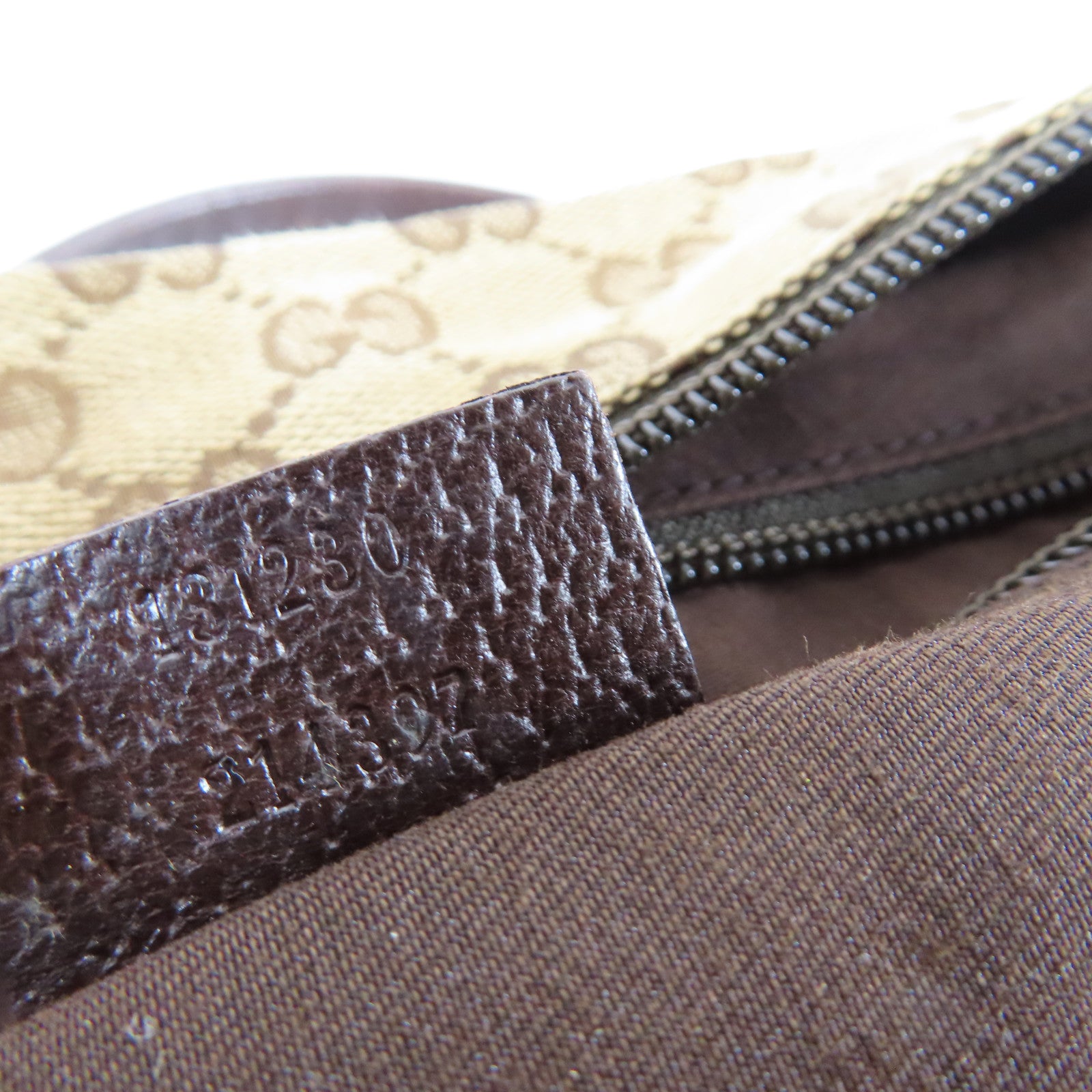 GUCCI 【激減優惠】帆布Tote Bag銀扣肩背袋啡色