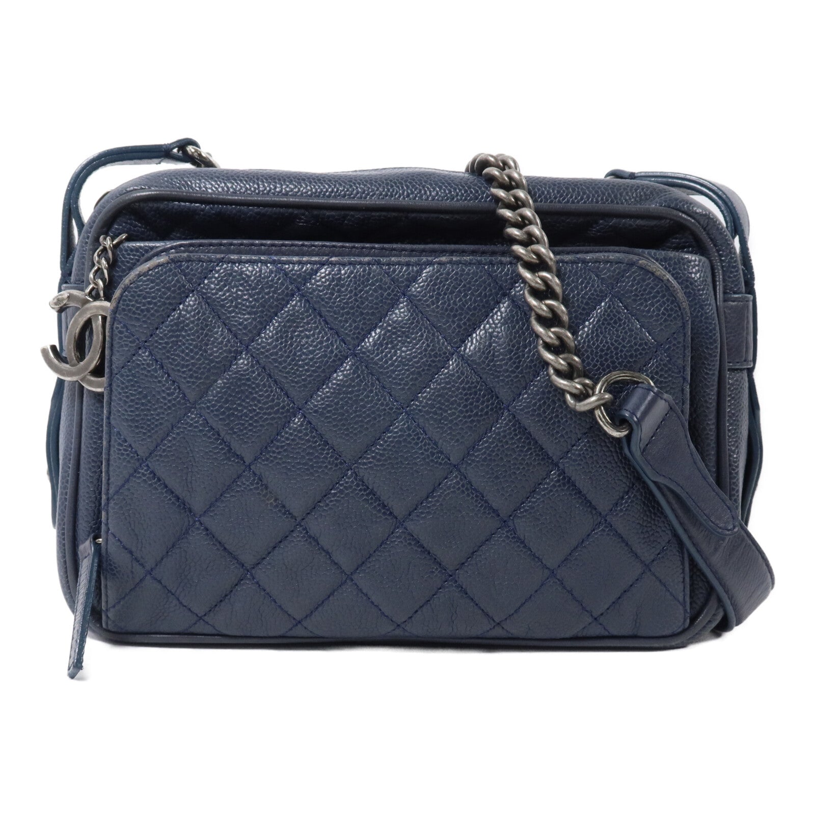 CHANEL 牛皮皮革Shoulder Bag鏈帶肩背袋