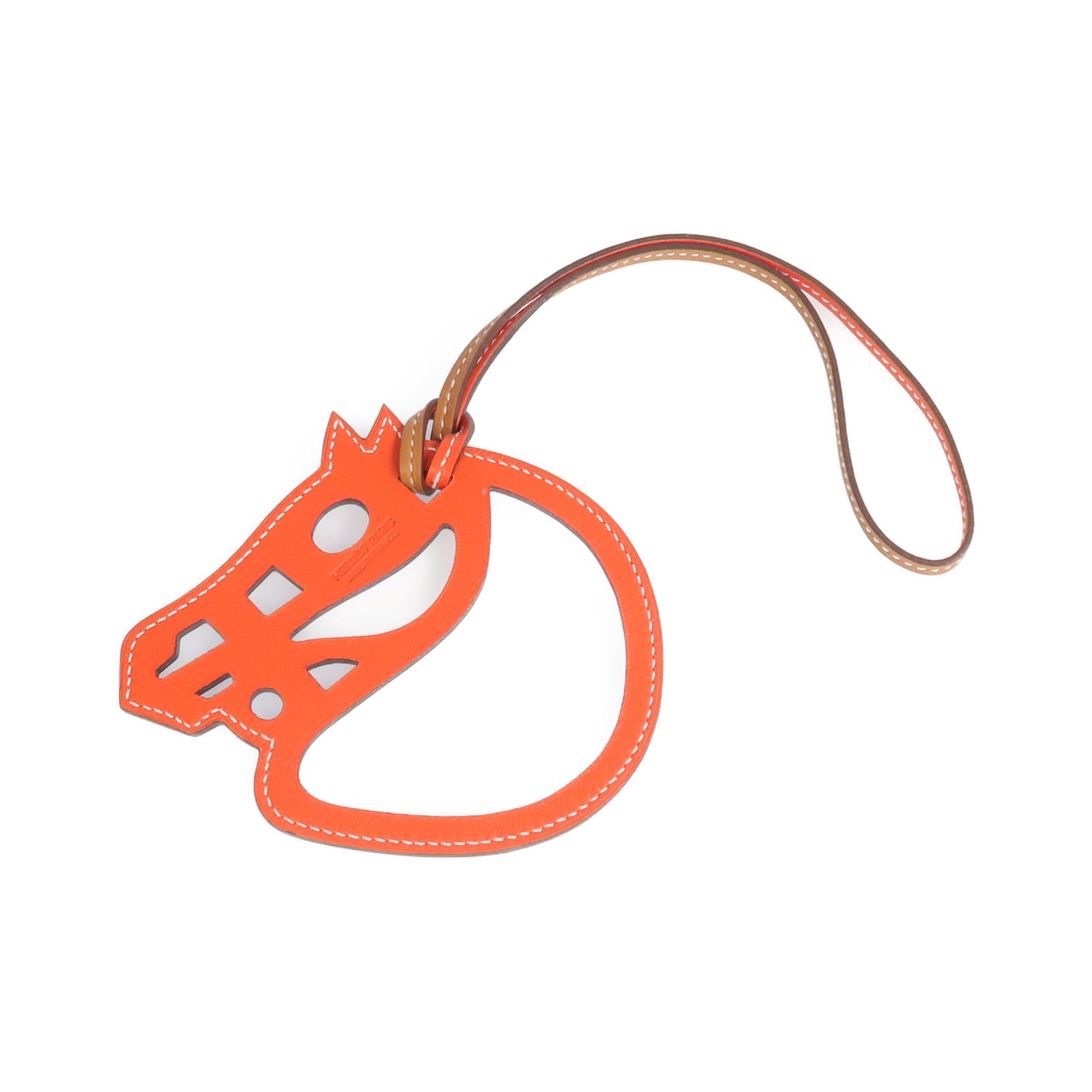 HERMES Swift皮革Paddock Cheval Charm掛飾