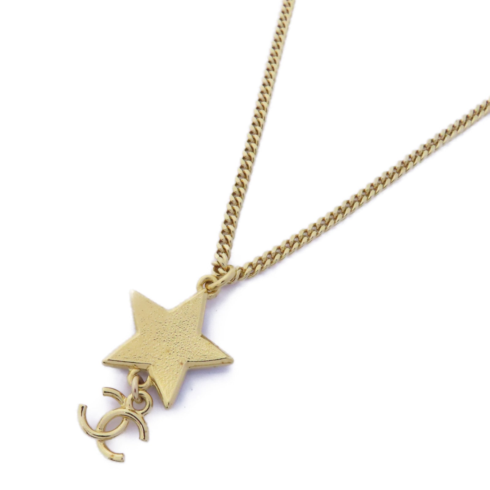 CHANEL 金屬Necklace項鍊金色
