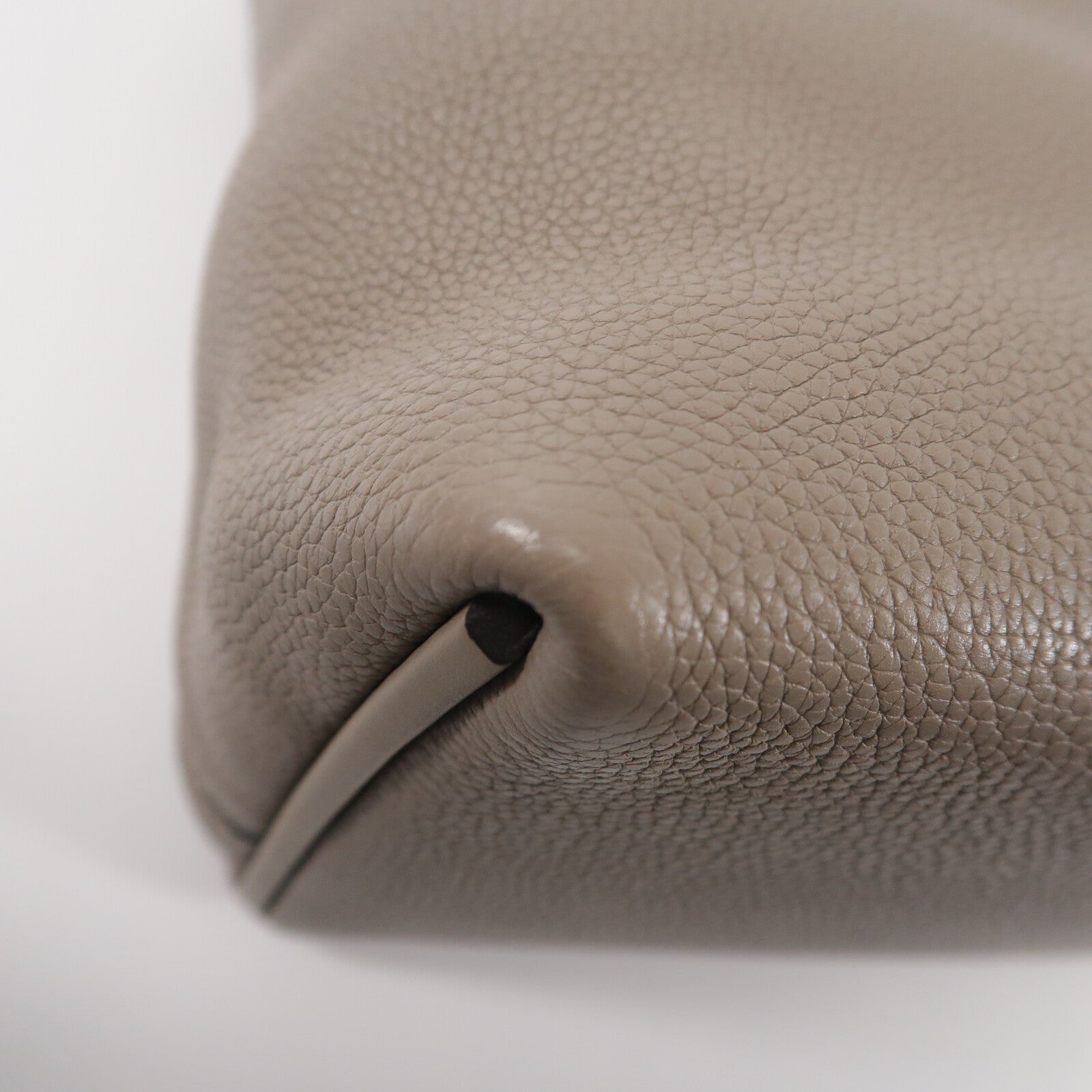 HERMES Togo皮革/Swift皮革24/24 29cm手挽肩背兩用袋Gris Asphalte