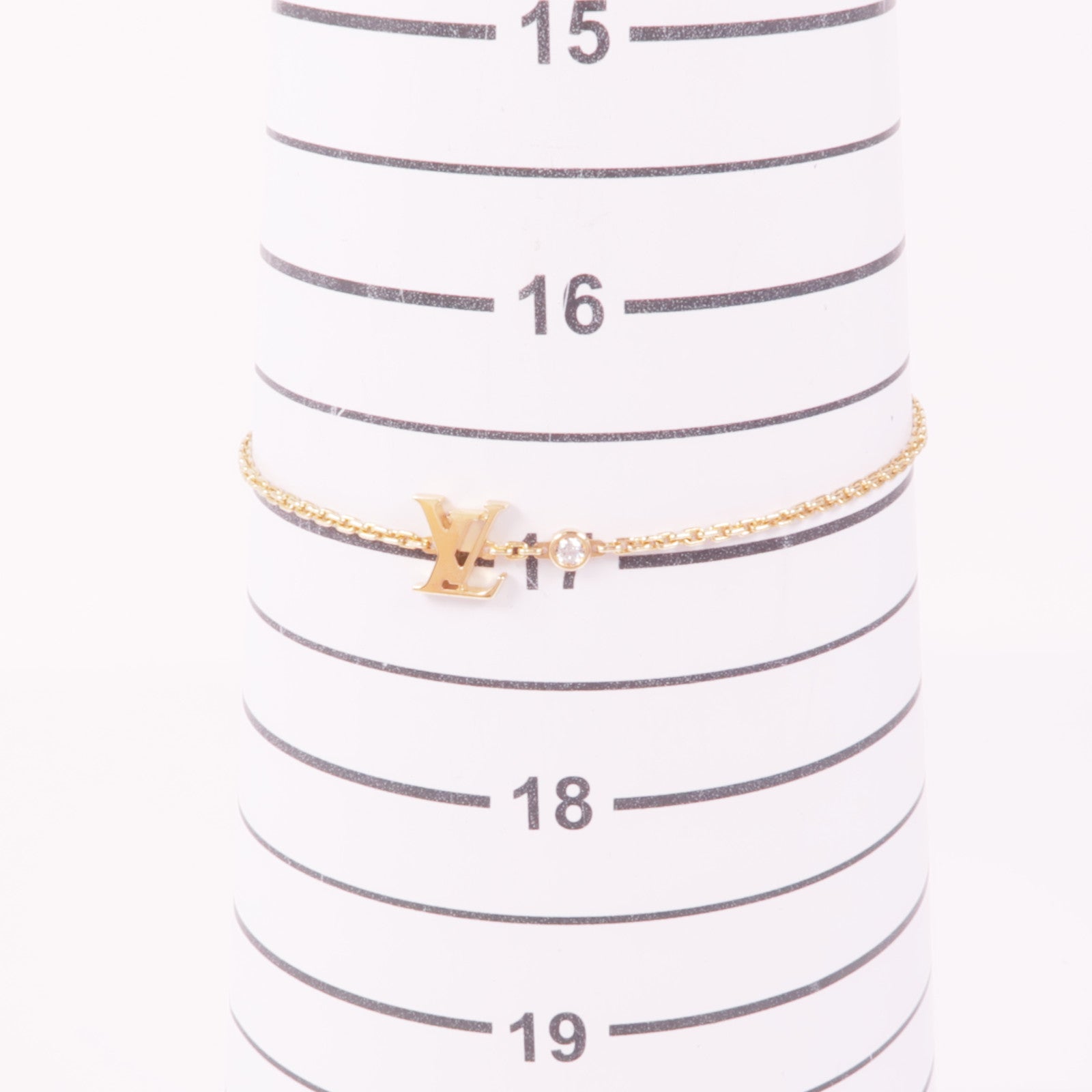 LOUIS VUITTON 18K玫瑰金Idylle Blossom 1P Diamond Bracelet鑽石手鏈