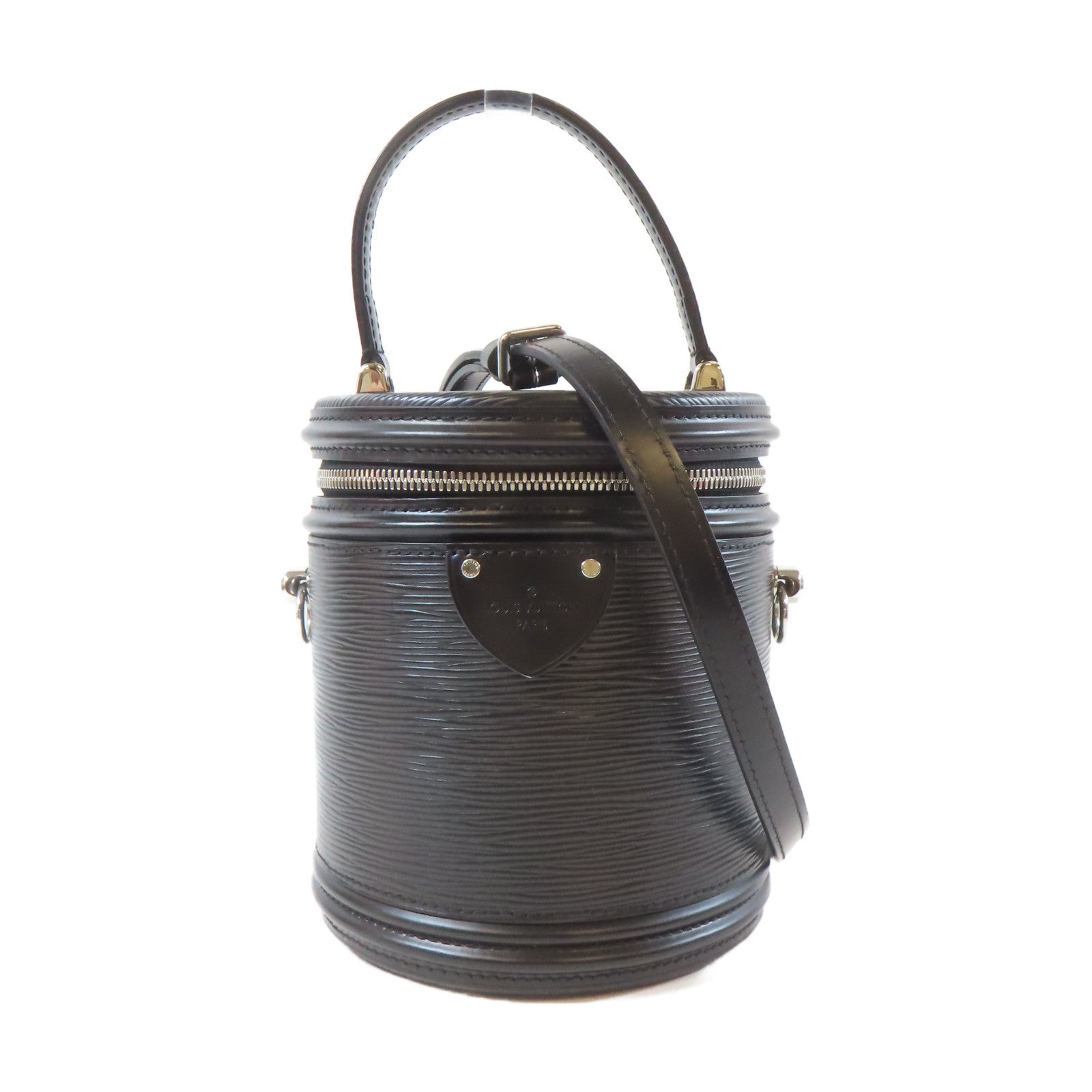LOUIS VUITTON 【激減優惠】Epi Cannes 2 Way Shoulder Bag銀扣手挽肩背兩用袋黑色