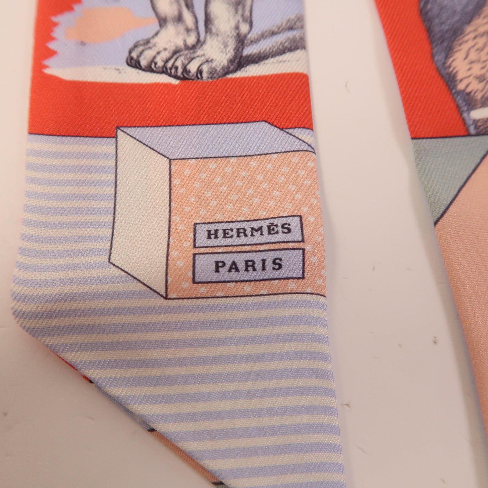 HERMES 絲質Twilly絲巾
