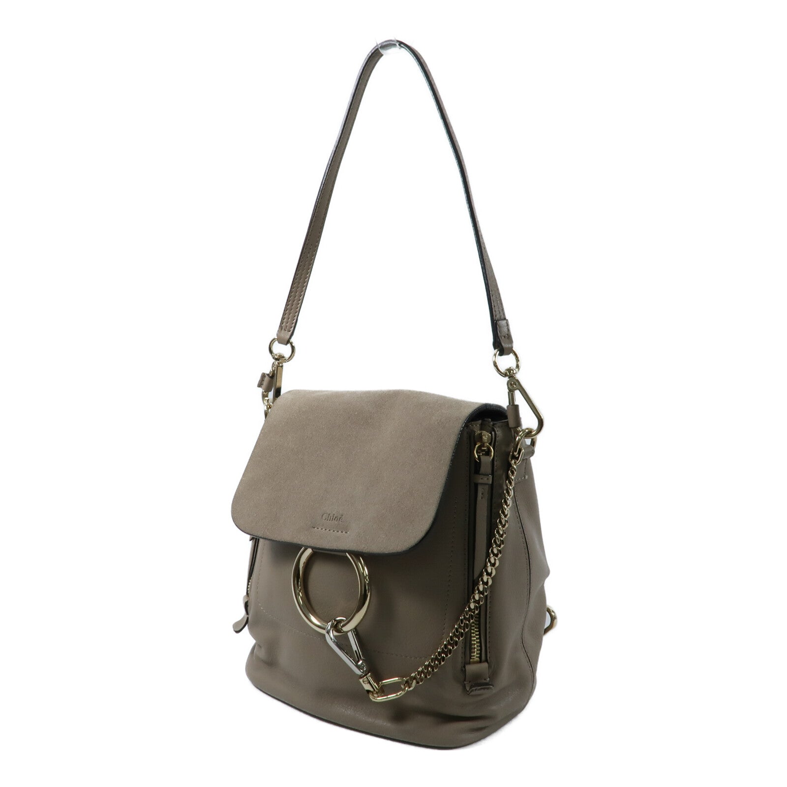 Chloe 牛皮皮革/Suede Faye Backpack背包
