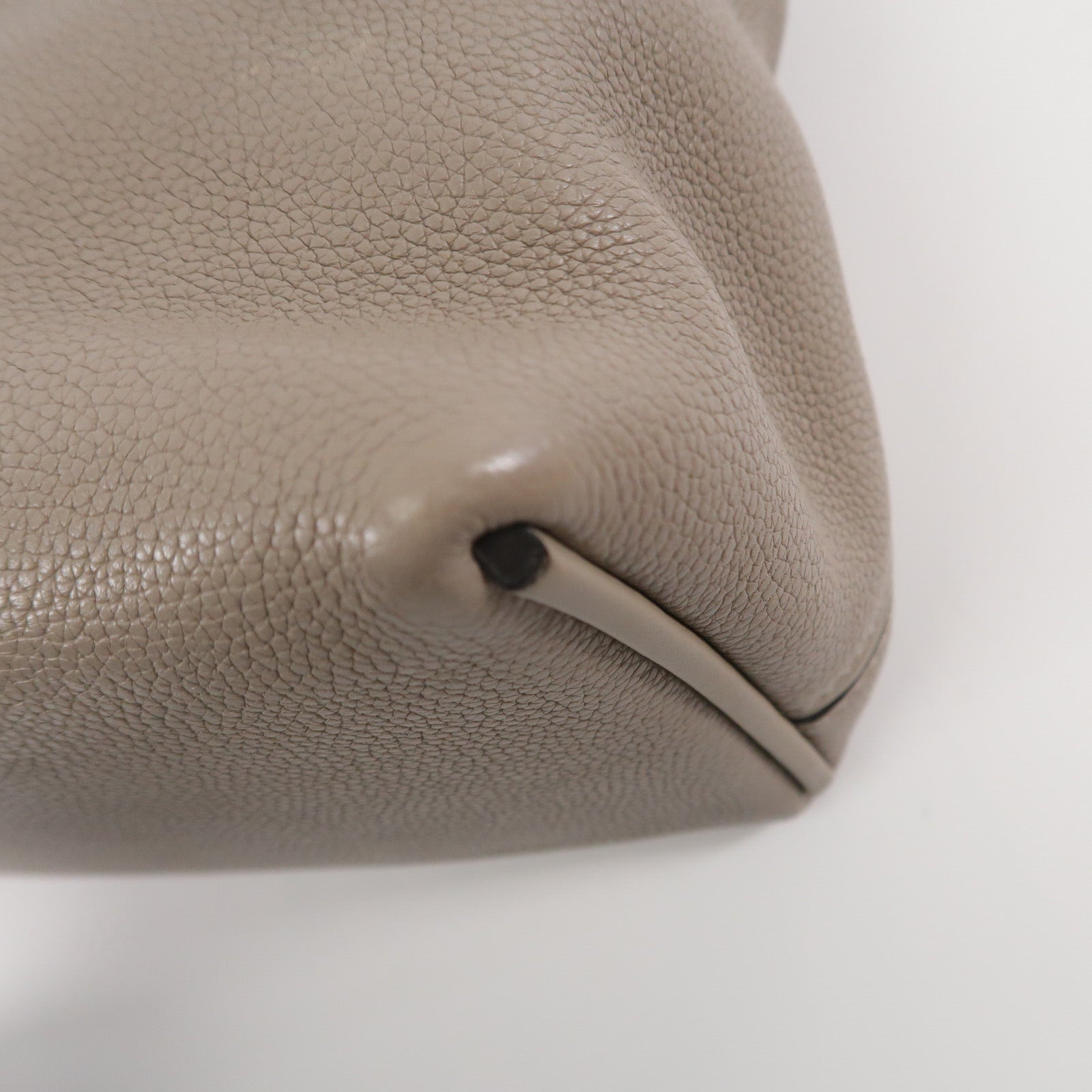 HERMES Togo皮革/Swift皮革24/24 29cm手挽肩背兩用袋Gris Asphalte