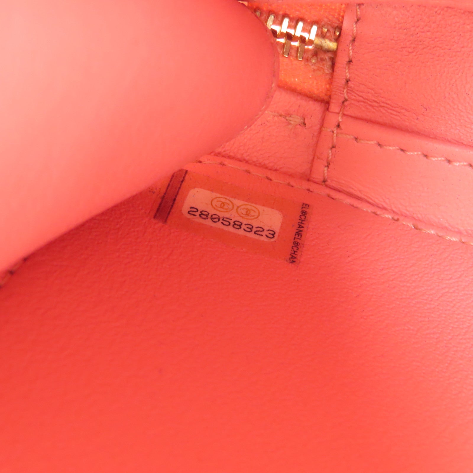 CHANEL CC GHW Vanity Case 2Way Shoulder Hand Bag Calfskin Leather Pink