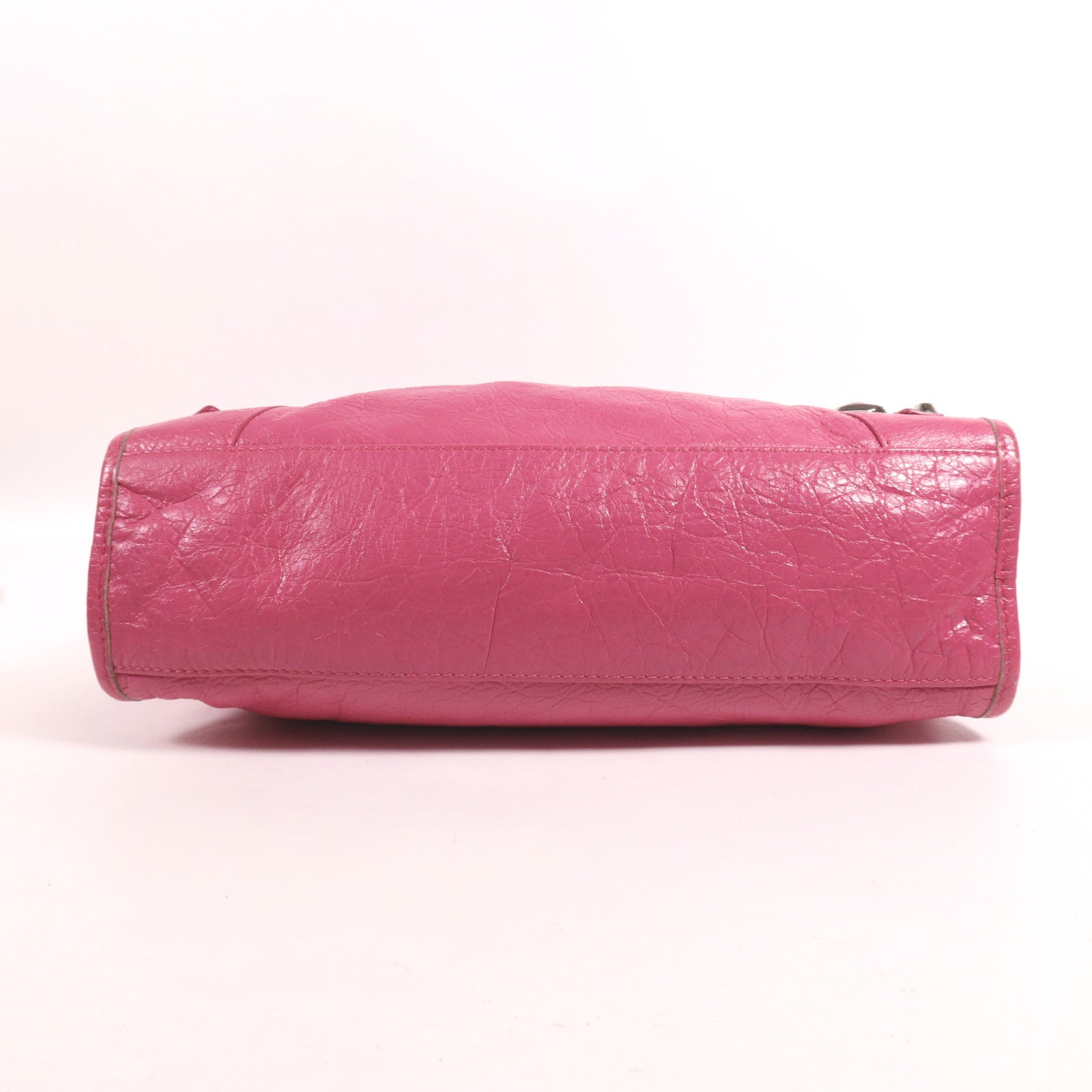 BALENCIAGA 羊皮皮革Classic City銀扣手挽肩背兩用袋