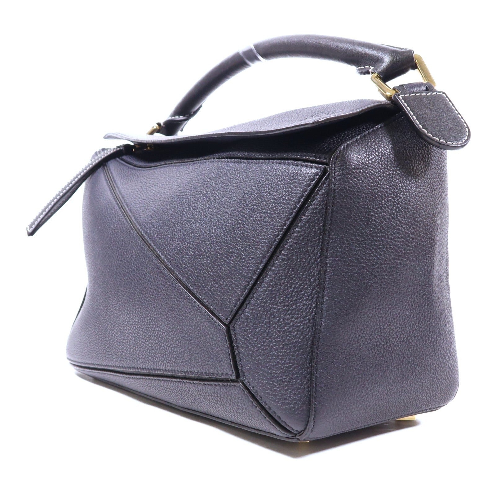 LOEWE 牛皮皮革Puzzle金扣手挽肩背兩用袋