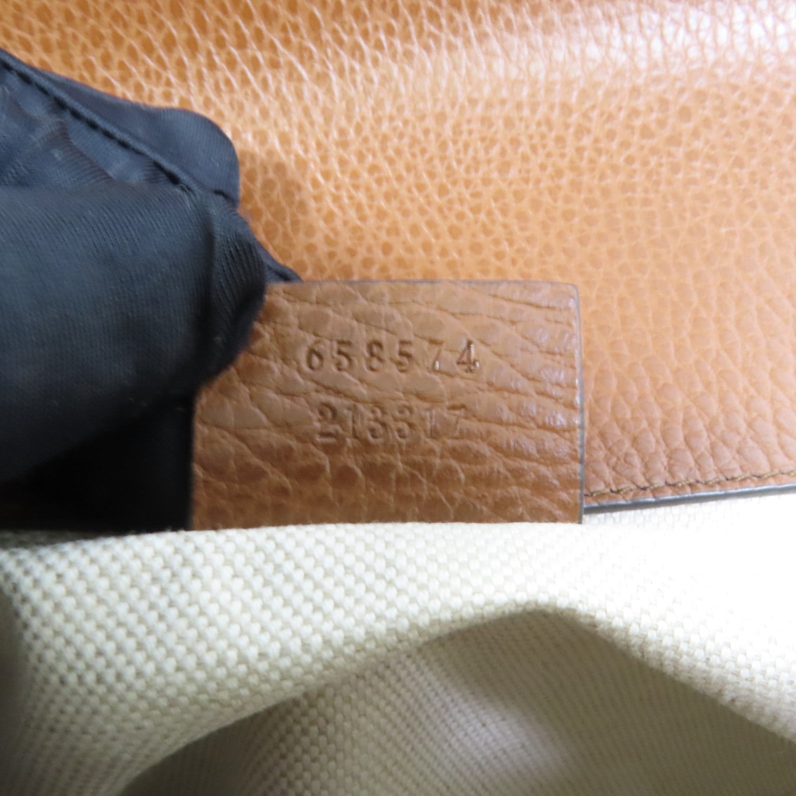 GUCCI Denim Horsebit 1955 Small肩背袋