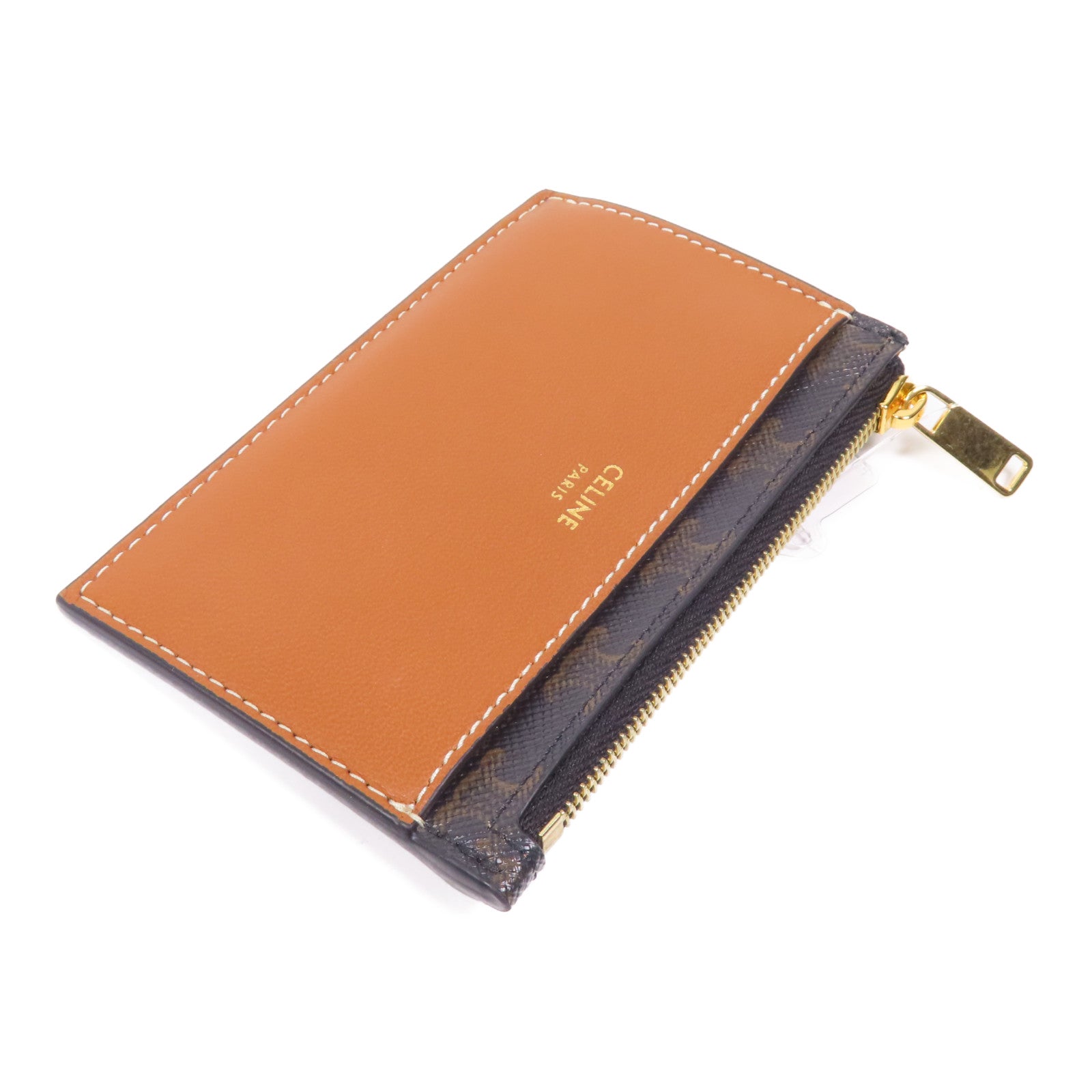 CELINE 塗層帆布Card Case金扣卡片套