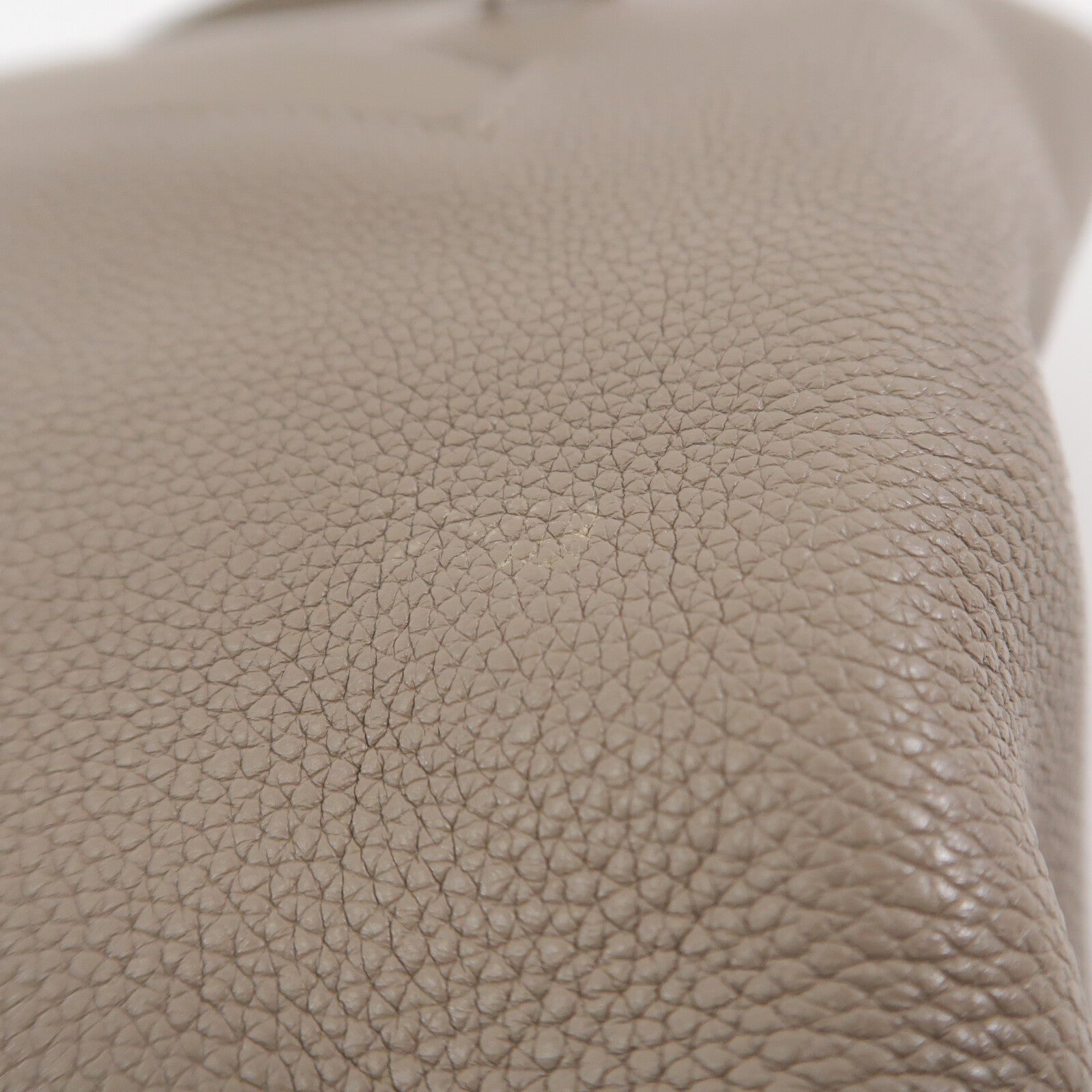 HERMES Togo皮革/Swift皮革24/24 29cm手挽肩背兩用袋Gris Asphalte