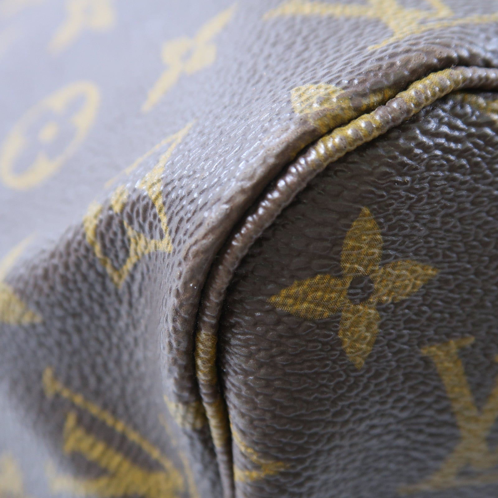 LOUIS VUITTON Monogram Neverfull MM金扣肩背袋啡色
