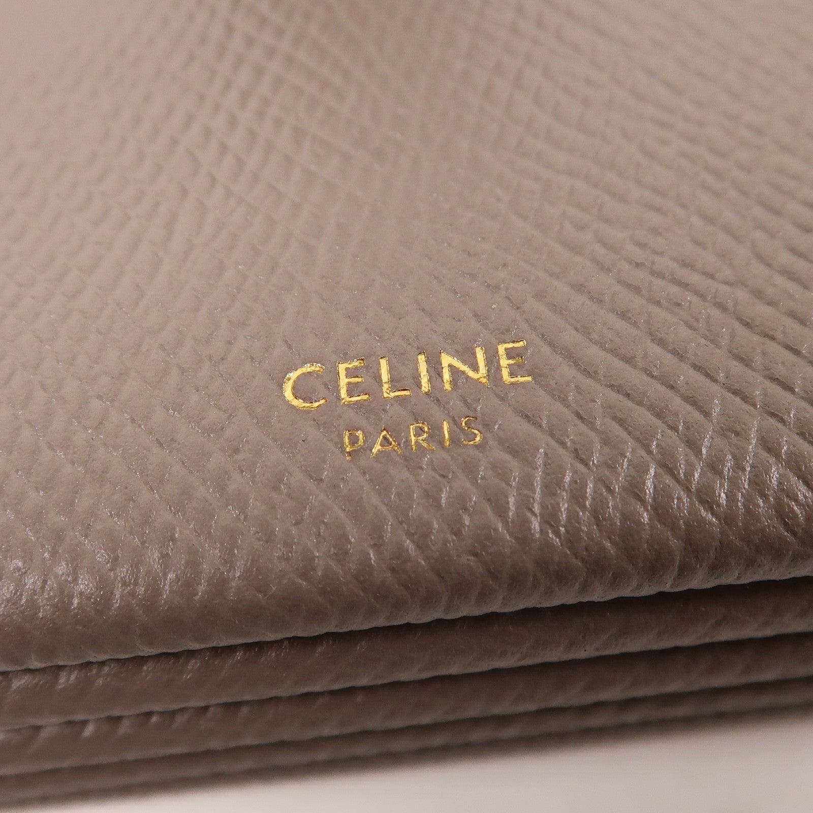 CELINE 牛皮皮革Card Holder金扣卡片套