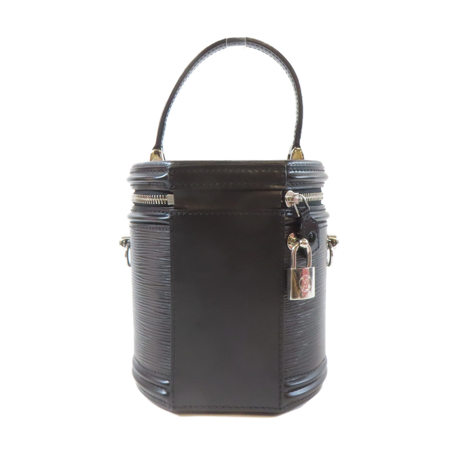 LOUIS VUITTON 【激減優惠】Epi Cannes 2 Way Shoulder Bag銀扣手挽肩背兩用袋黑色