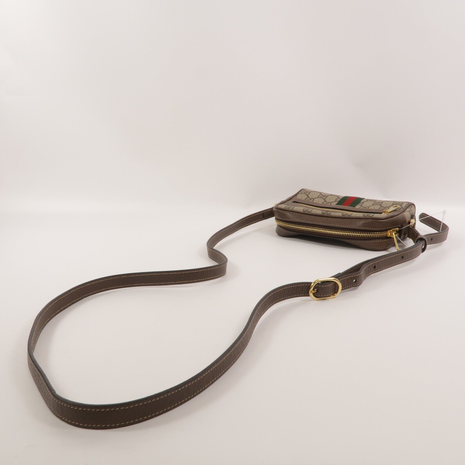 GUCCI 塗層帆布Ophidia GG Mini Shoulder Bag肩背袋