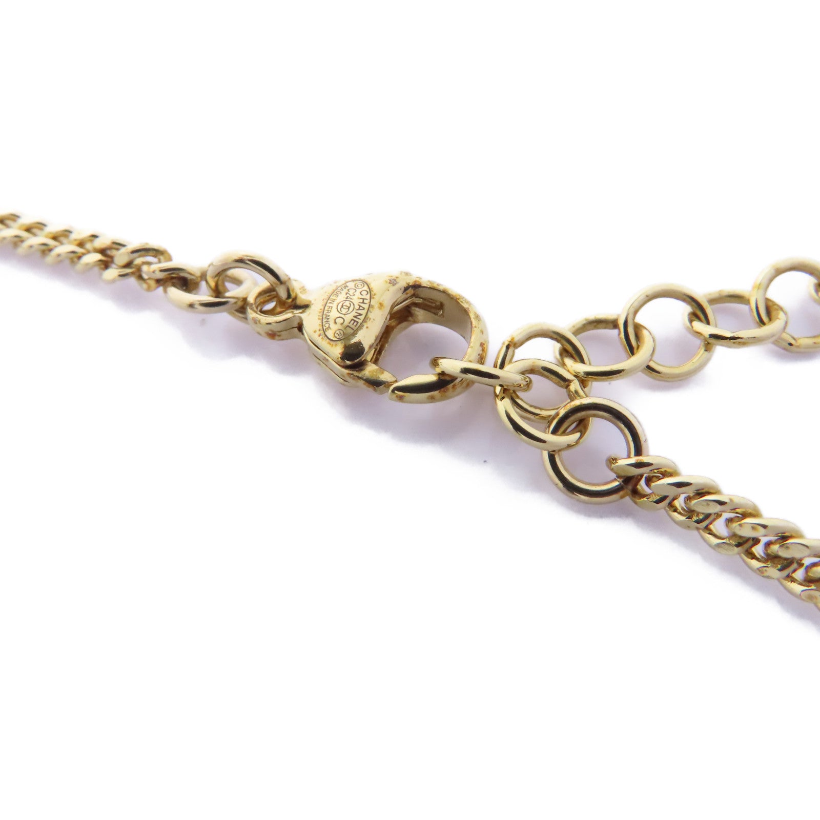 CHANEL 金屬Necklace項鍊金色