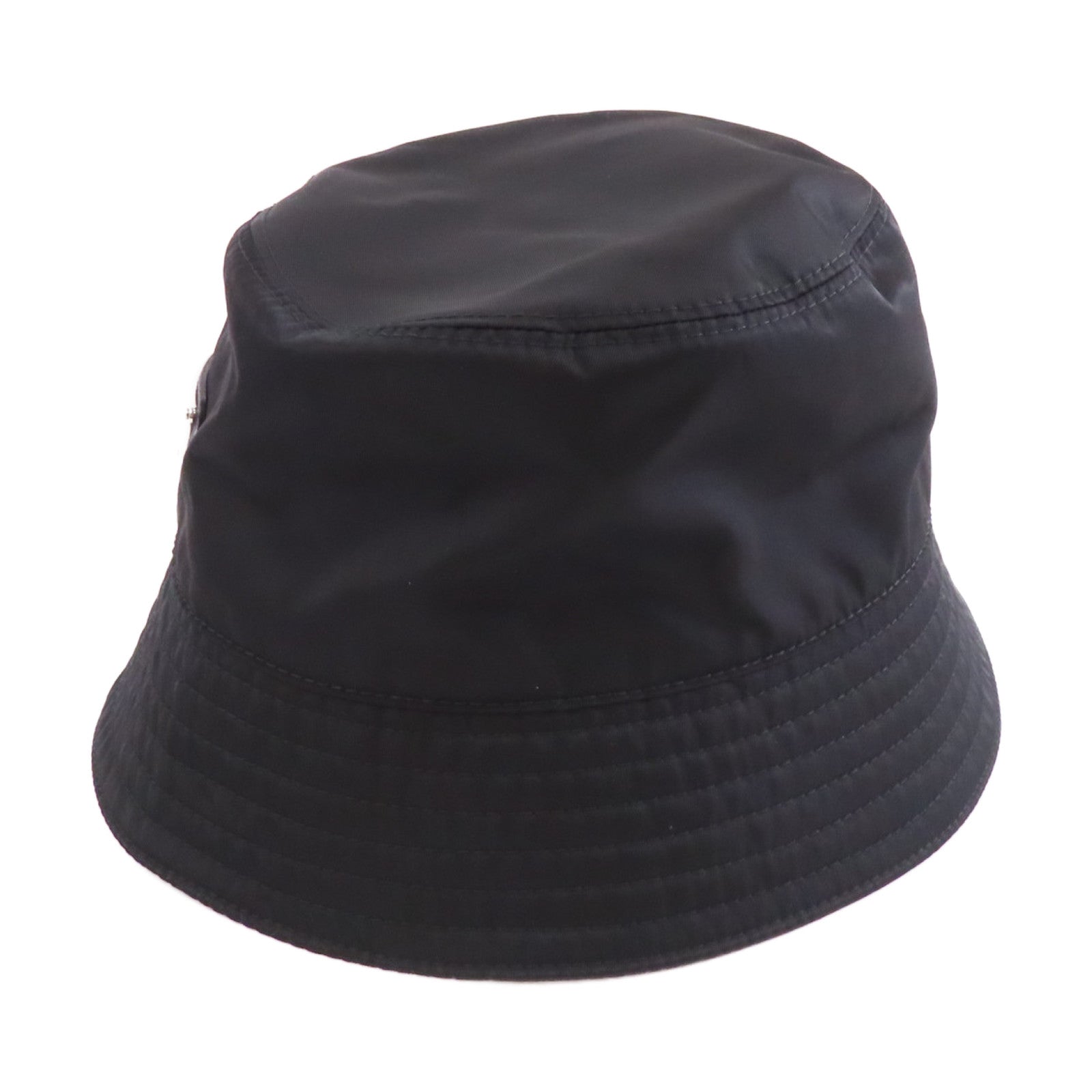 PRADA 尼龍Re-Nylon Bucket Hat帽子黑色