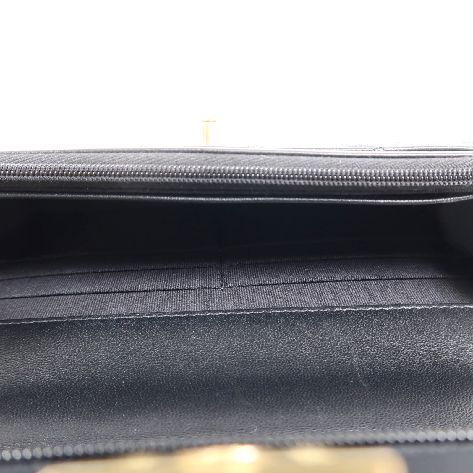 CHANEL 羊皮皮革WOC金扣鏈帶肩背袋