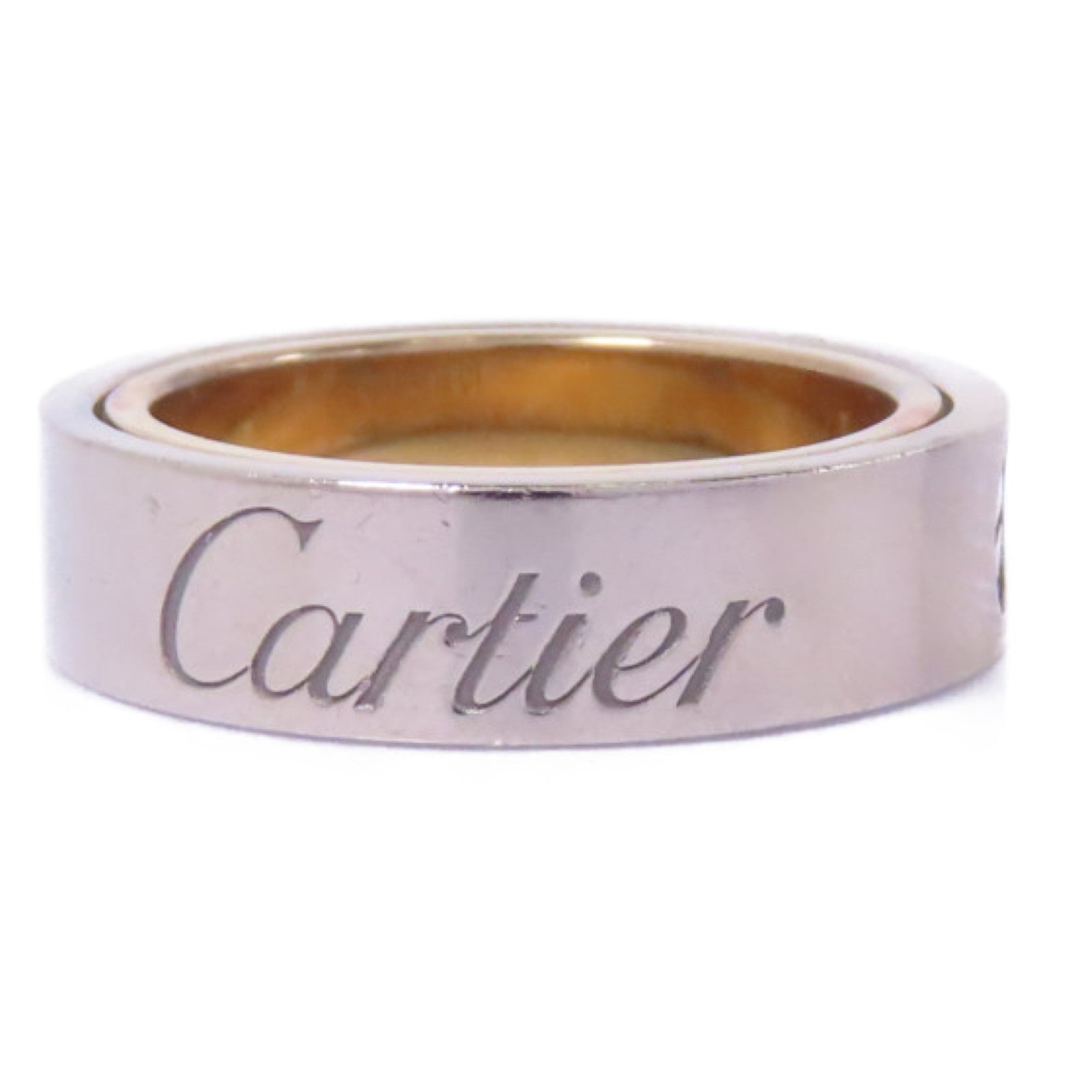 CARTIER 18K黃金/18K白金/18K玫瑰金Astro Love Ring戒指Cartier#51/US#5.75
