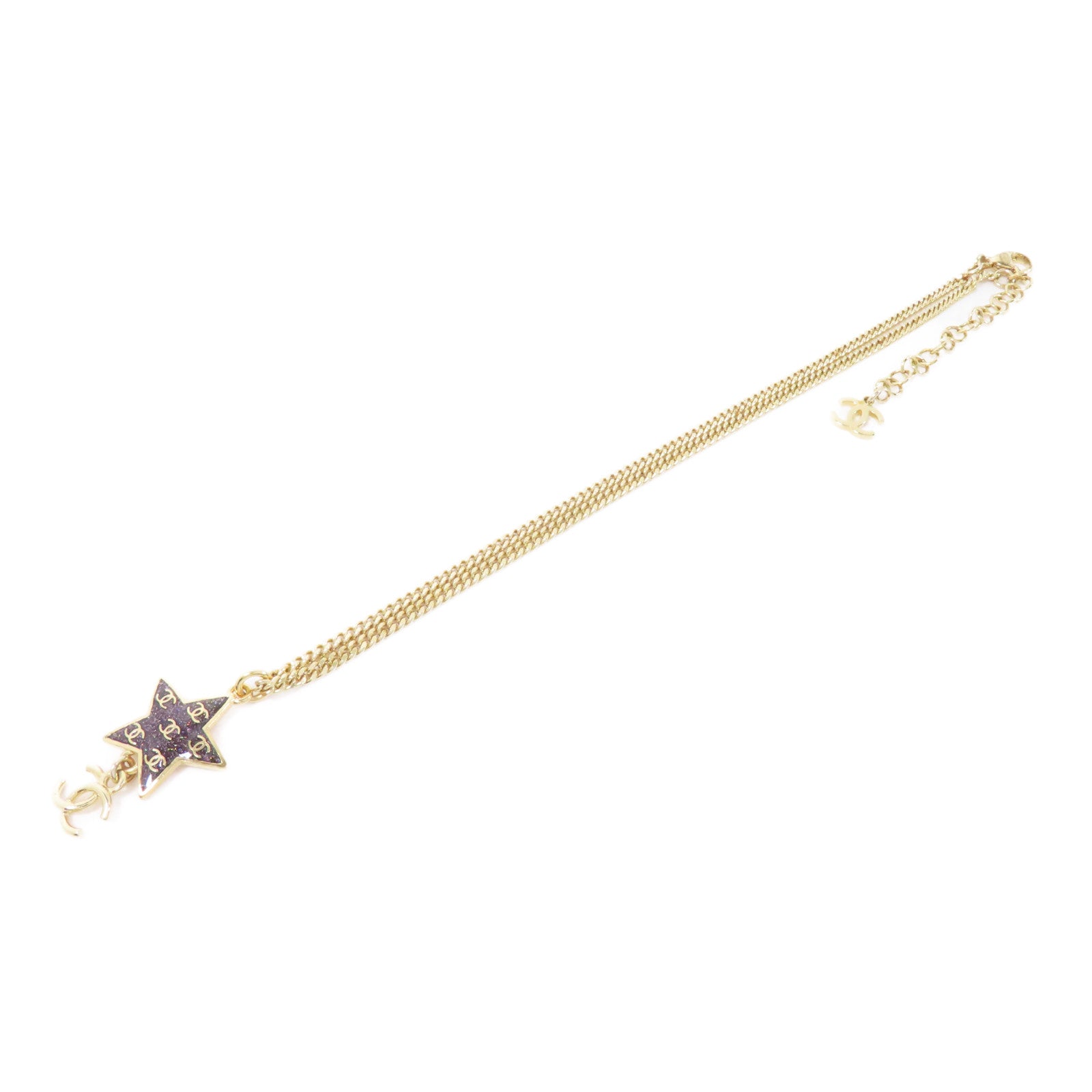 CHANEL 金屬Necklace項鍊金色