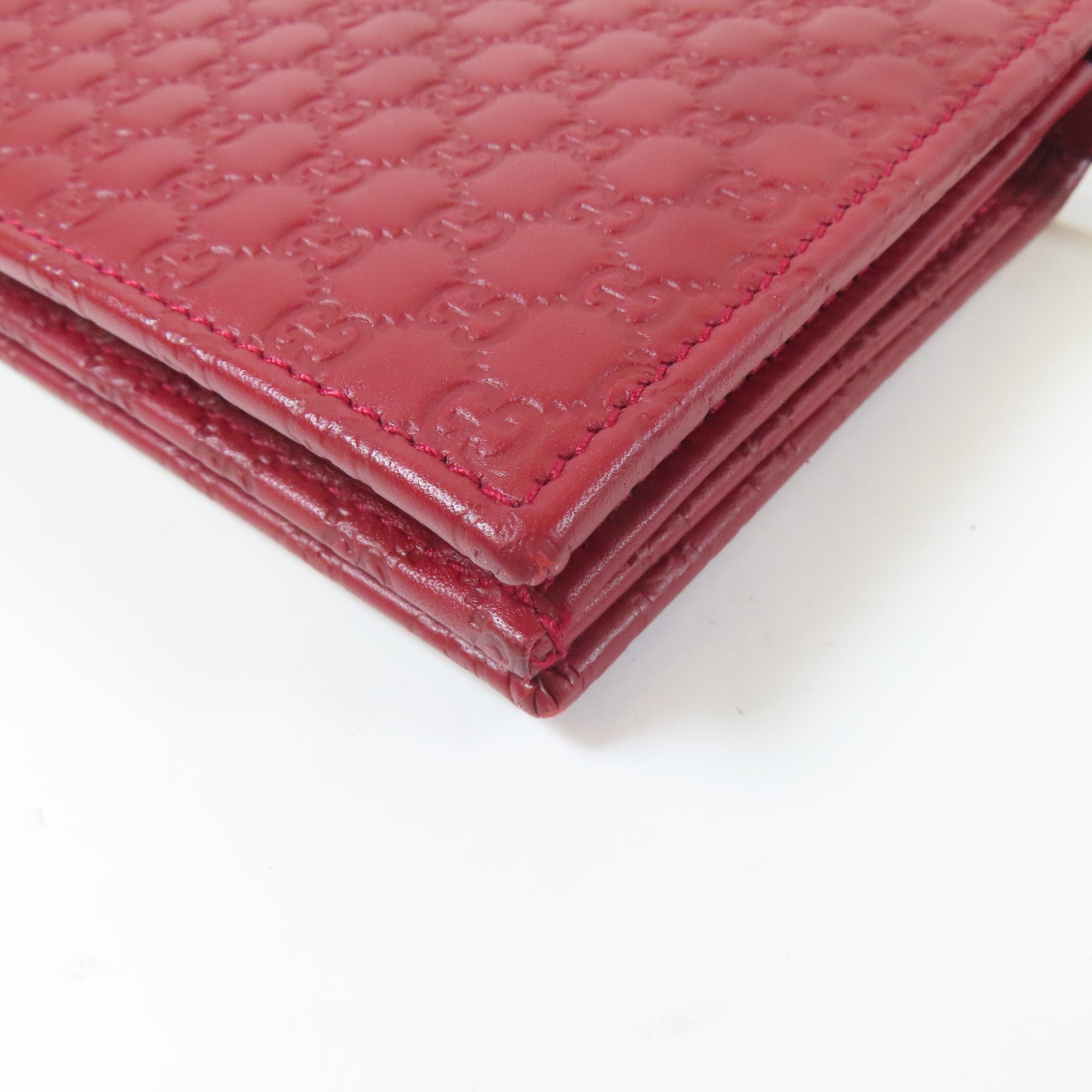 GUCCI 牛皮皮革Shoulder Bag金扣肩背袋紅色