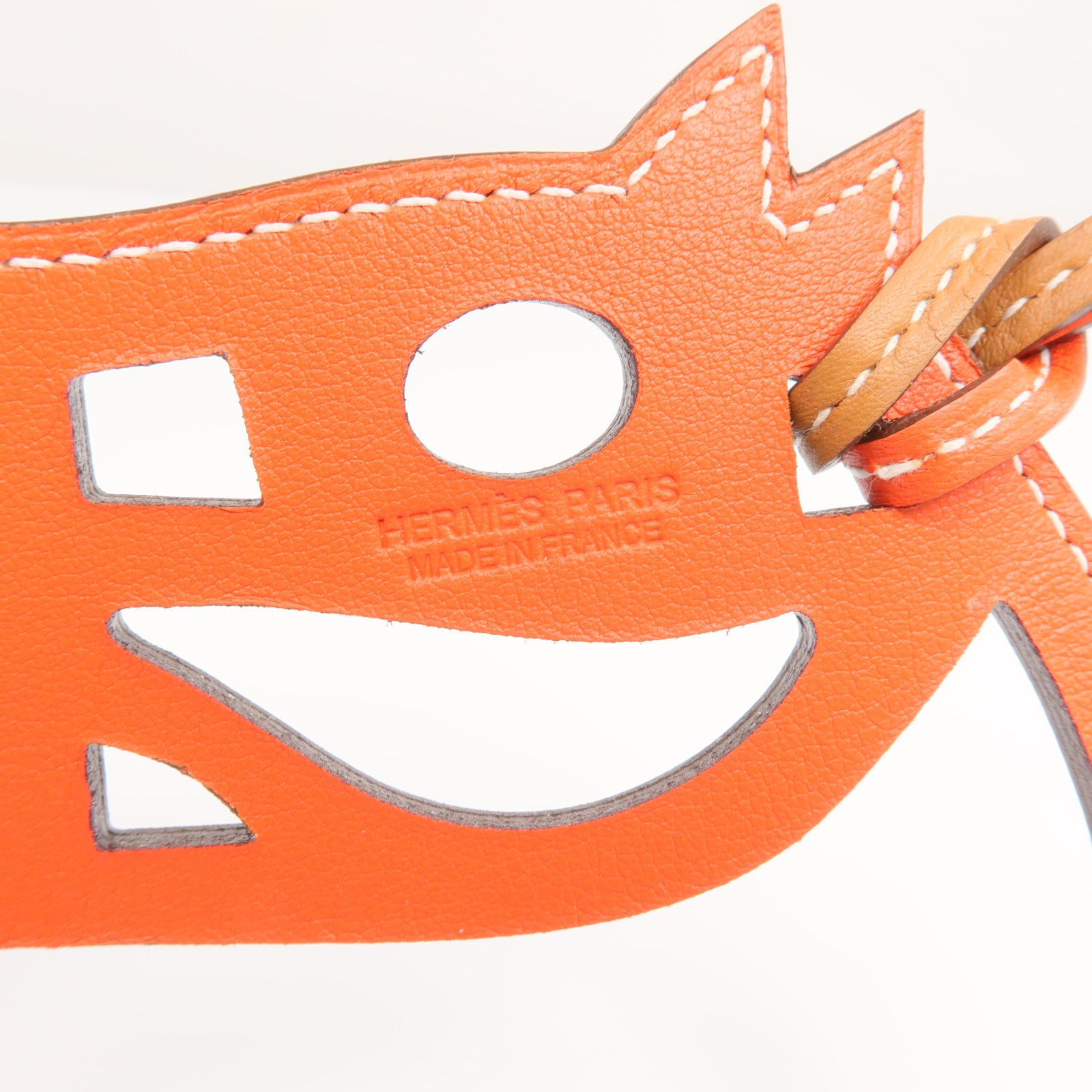 HERMES Swift皮革Paddock Cheval Charm掛飾