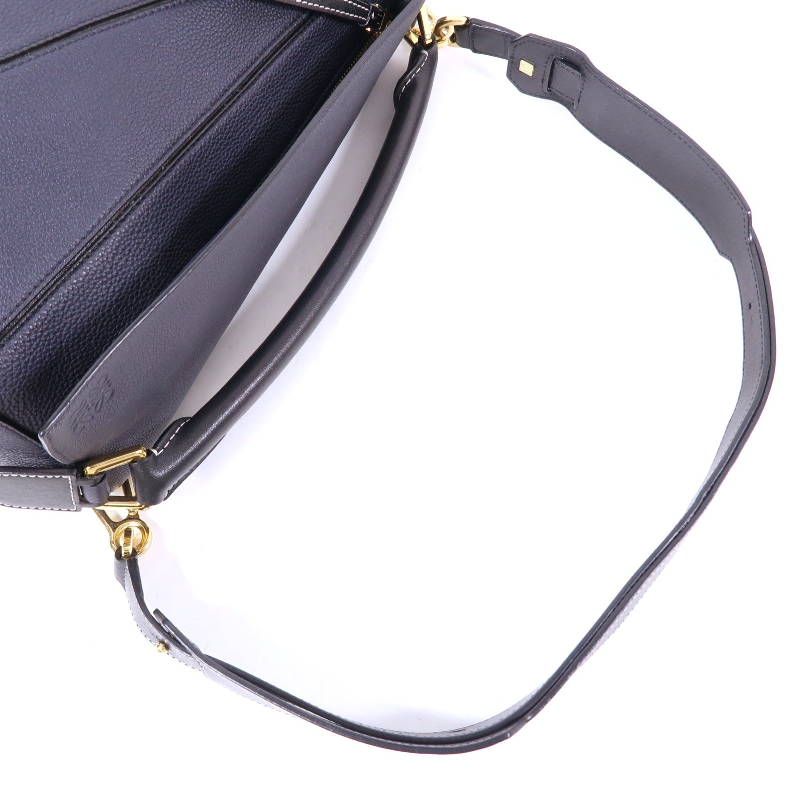 LOEWE 牛皮皮革Puzzle金扣手挽肩背兩用袋