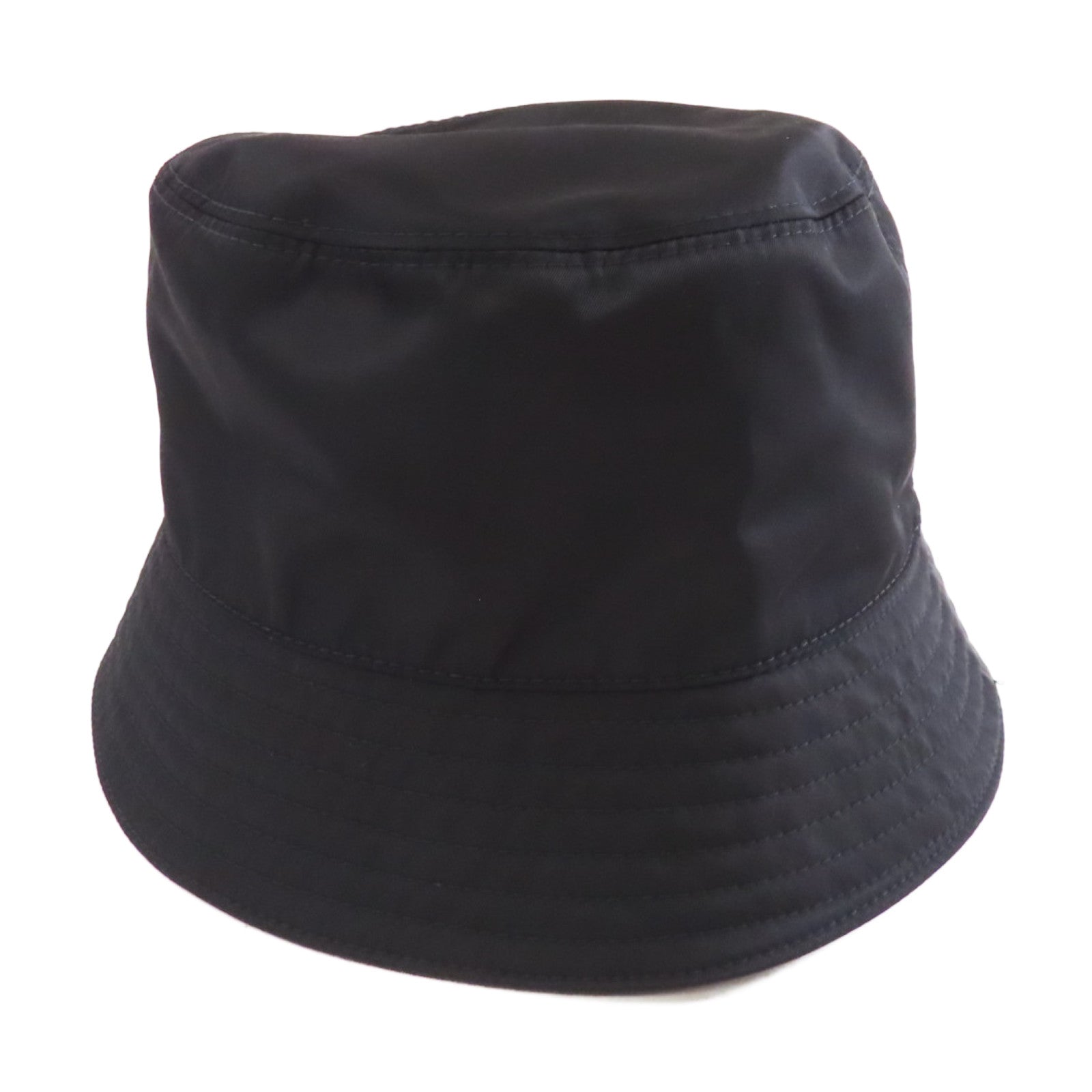 PRADA 尼龍Re-Nylon Bucket Hat帽子黑色