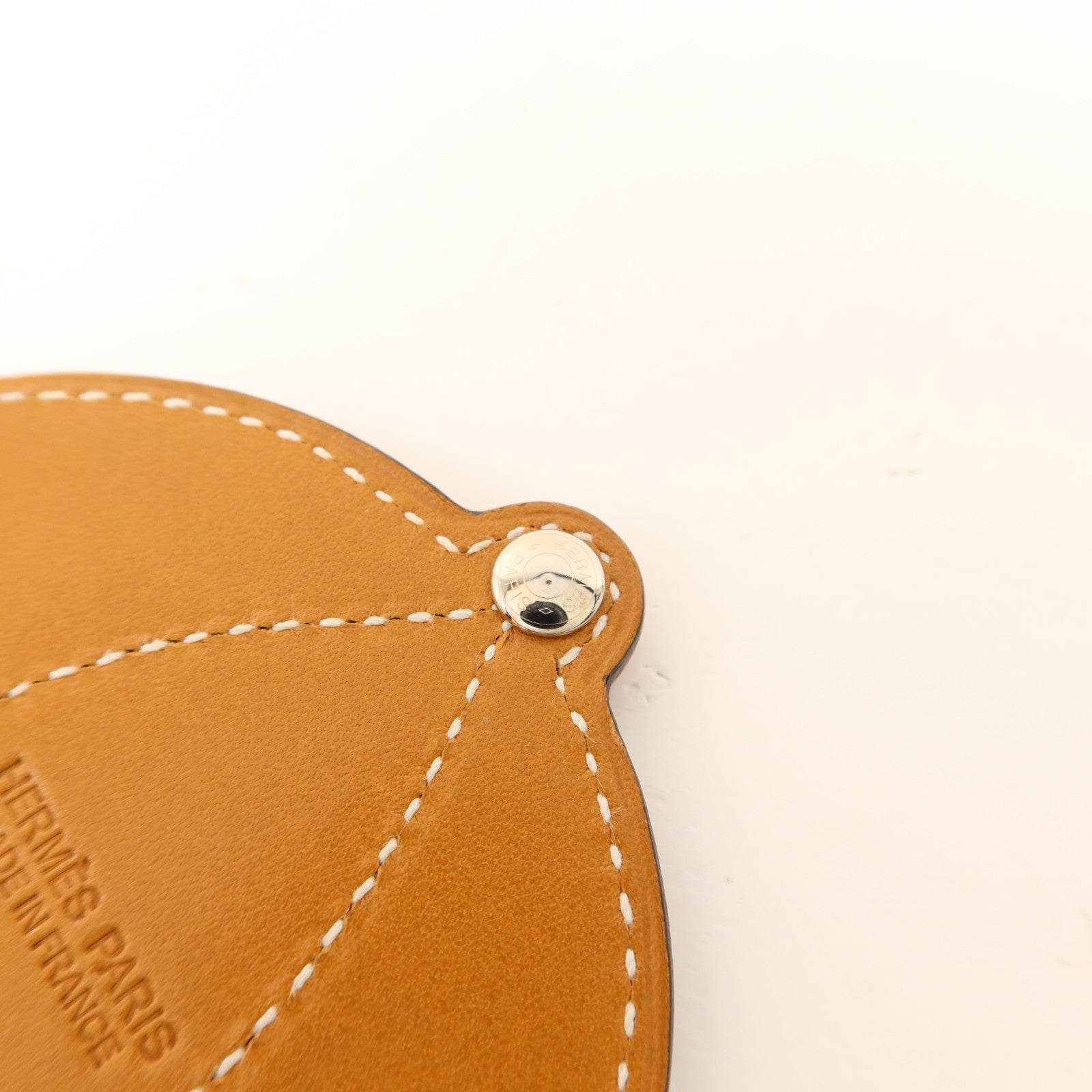 HERMES Swift皮革Paddock Bombe Charm掛飾
