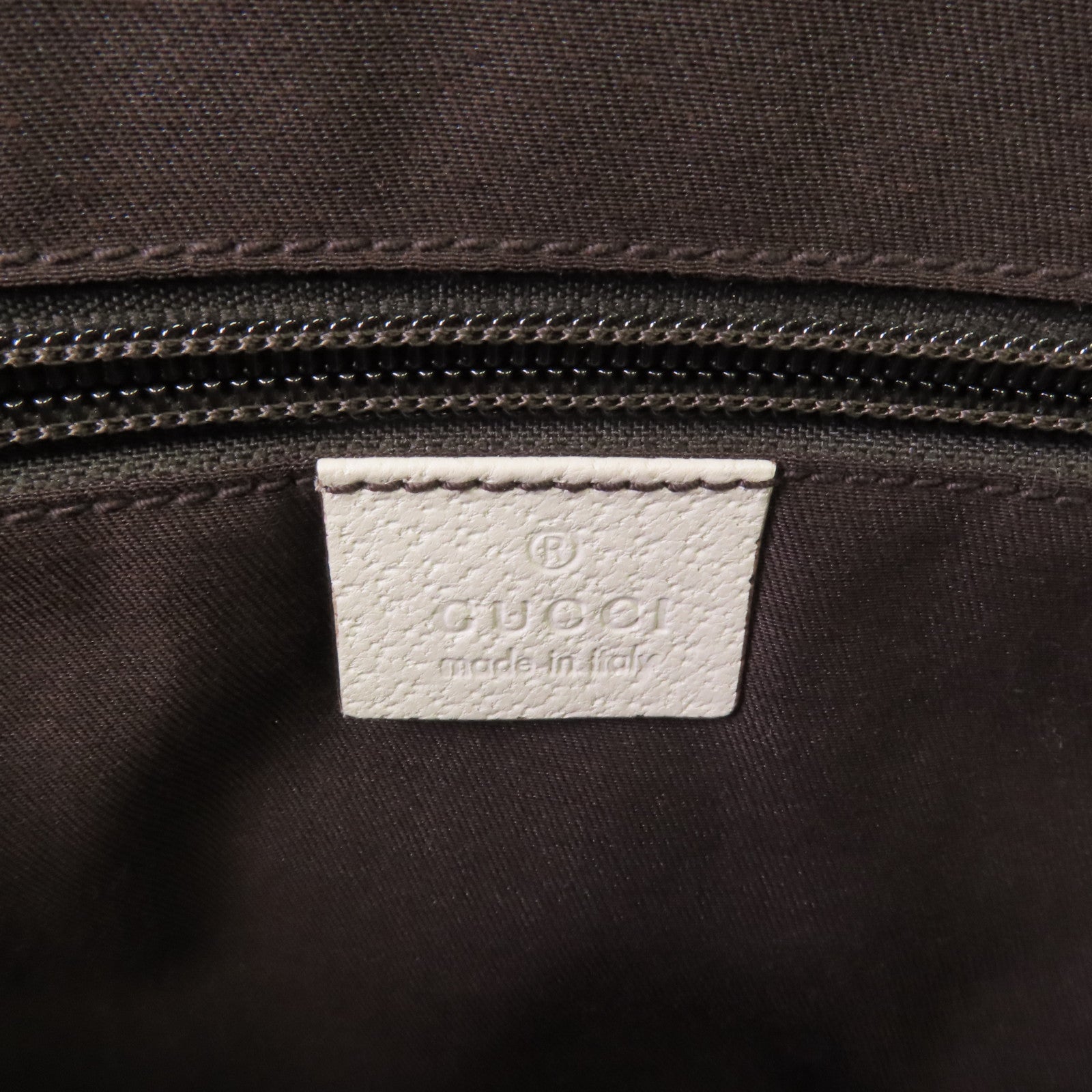 GUCCI GG帆布Tote Bag銀扣手挽袋啡色/米白色