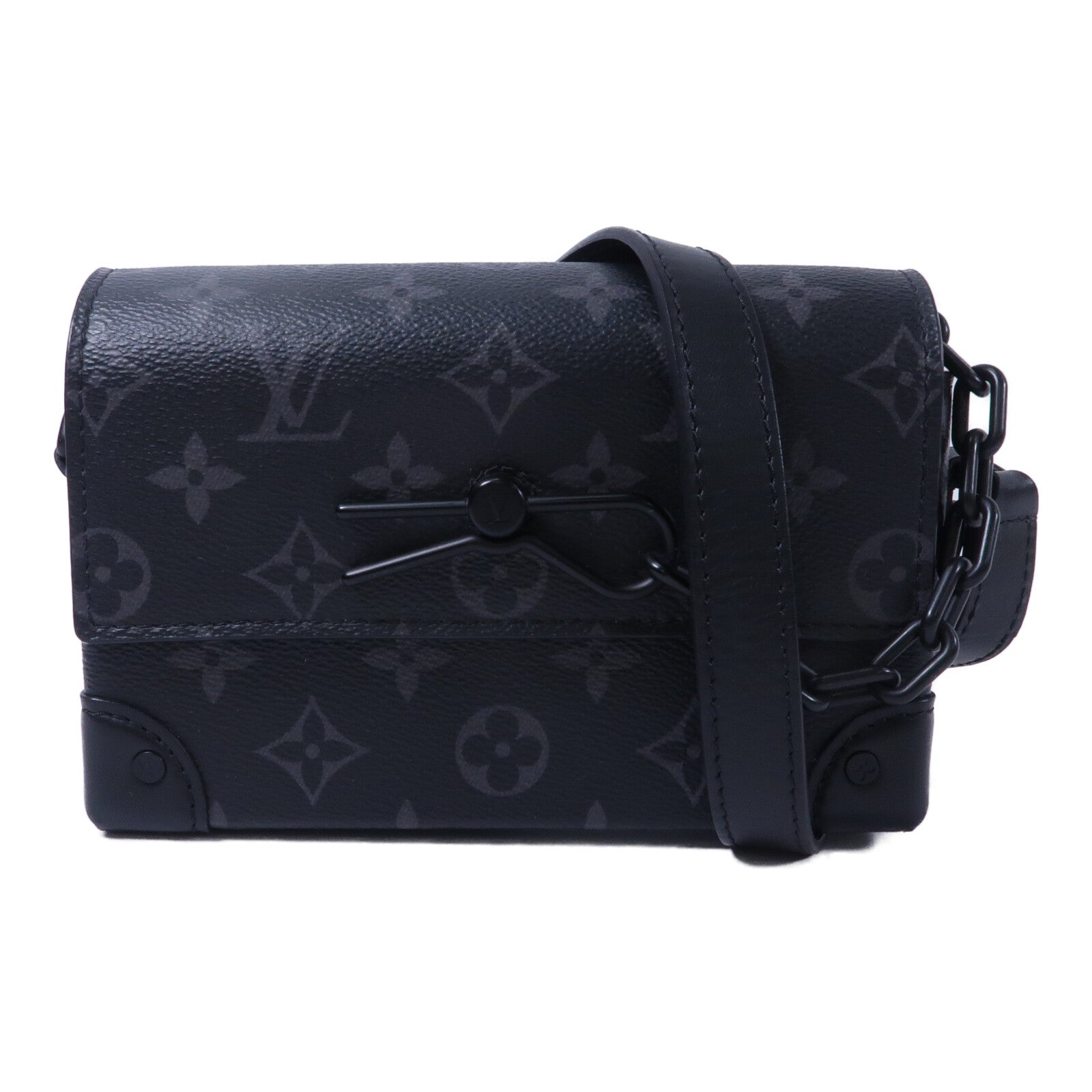 LOUIS VUITTON Monogram Eclipse Steamer Wearable Wallet肩背袋