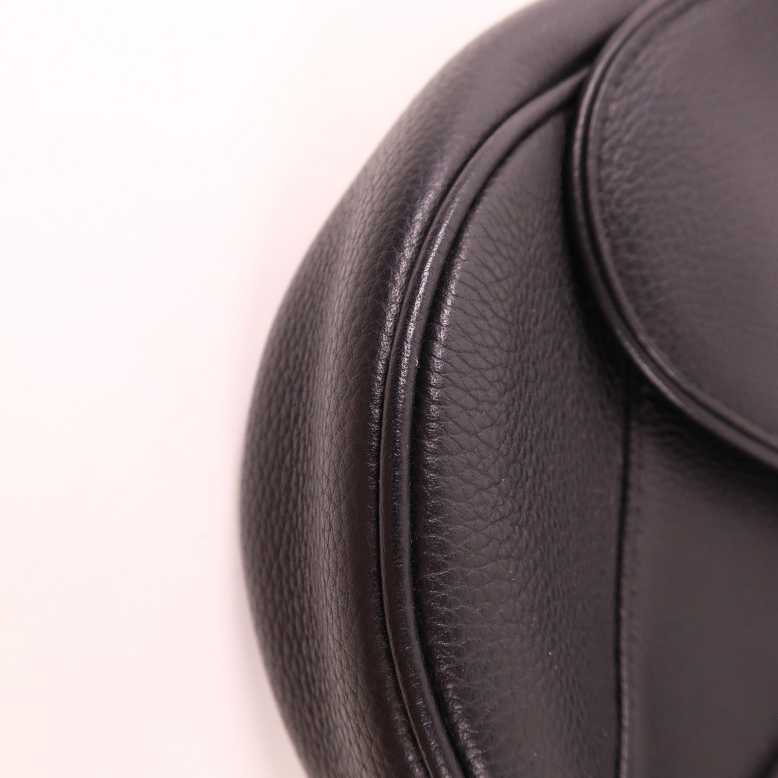 Dior 牛皮皮革Saddle Bag銀扣肩背袋