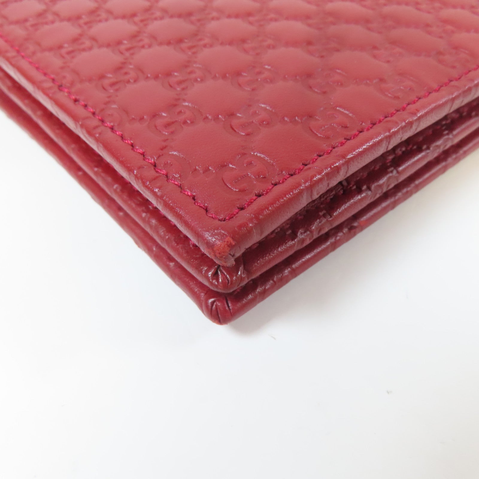 GUCCI 牛皮皮革Shoulder Bag金扣肩背袋紅色