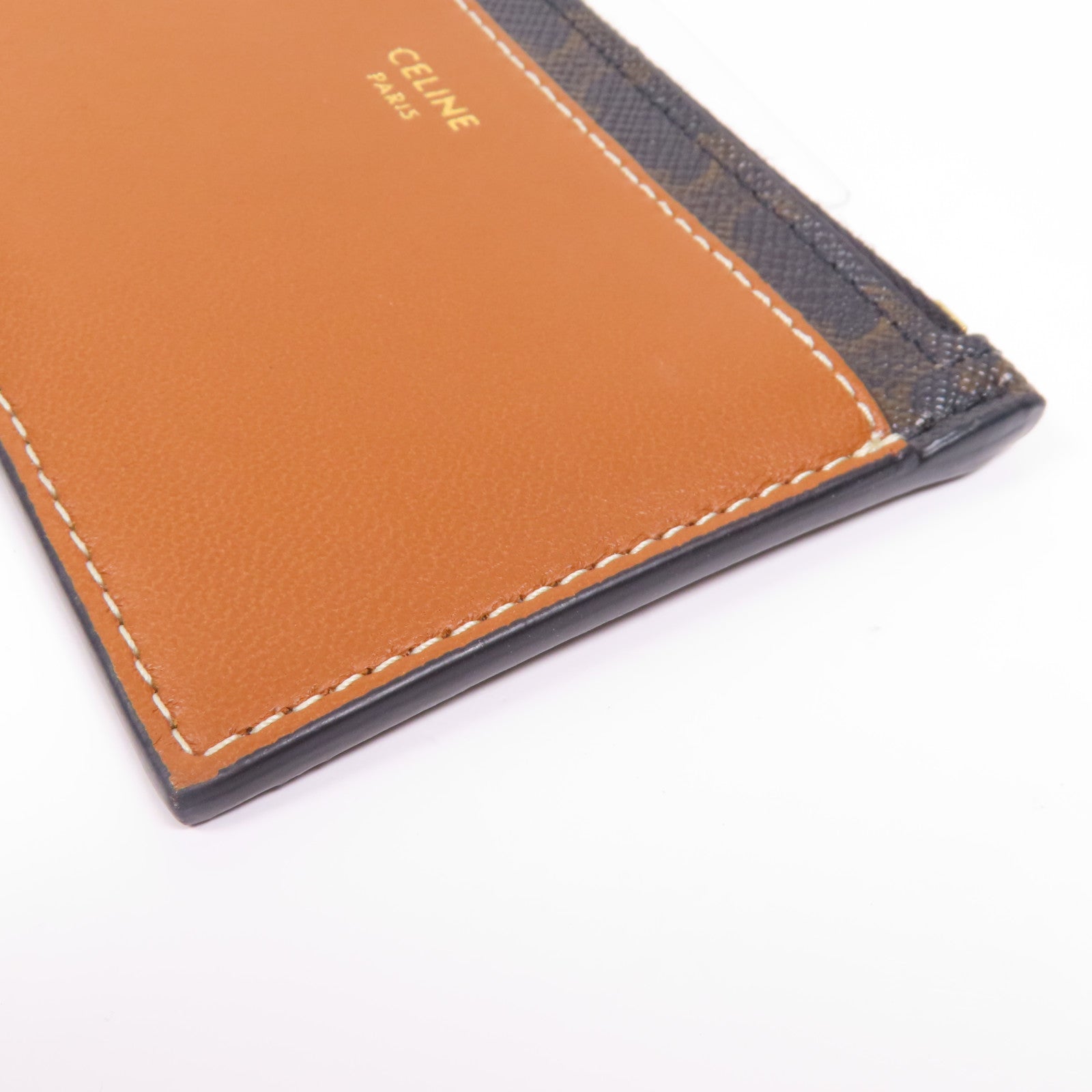 CELINE 塗層帆布Card Case金扣卡片套