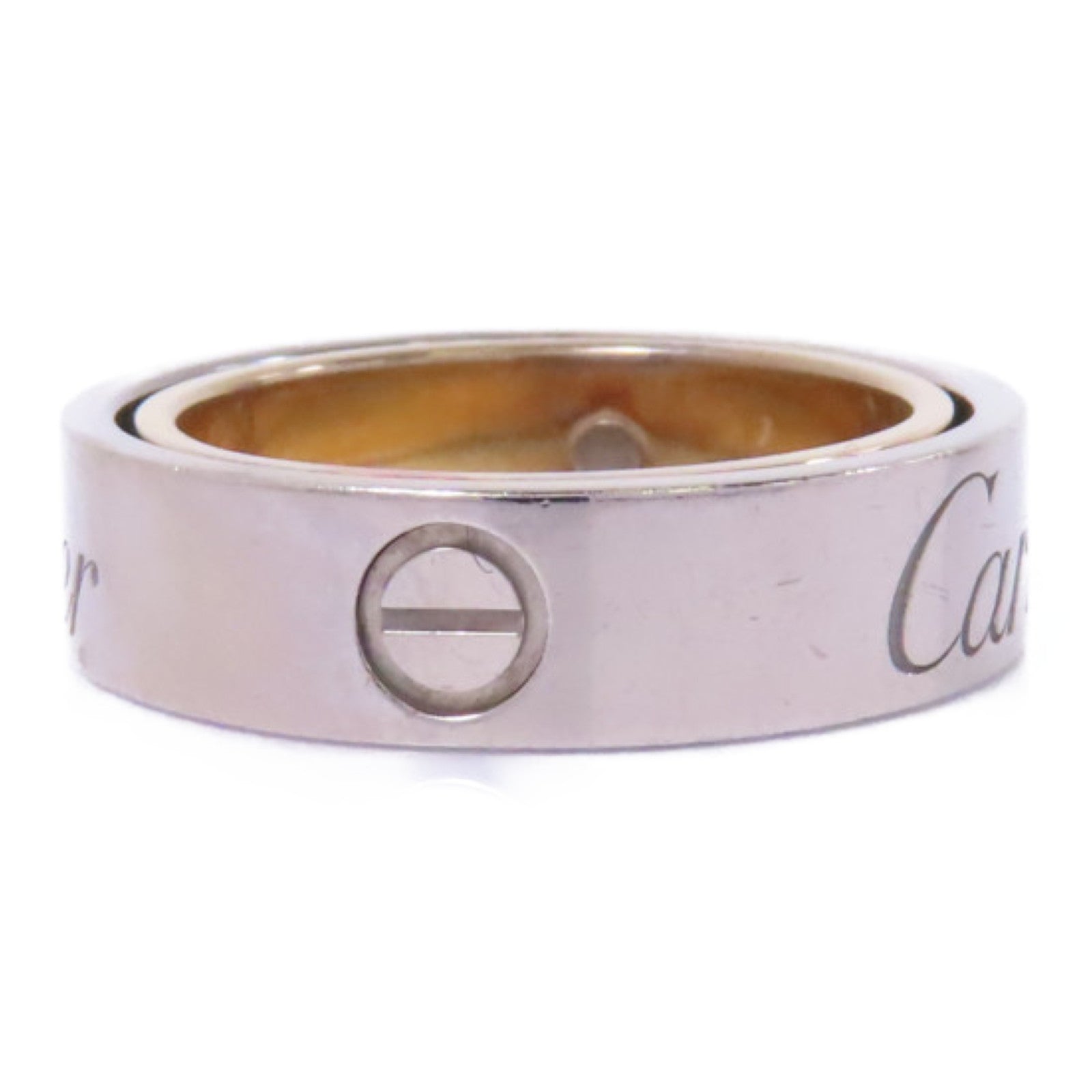 CARTIER 18K黃金/18K白金/18K玫瑰金Astro Love Ring戒指Cartier#51/US#5.75