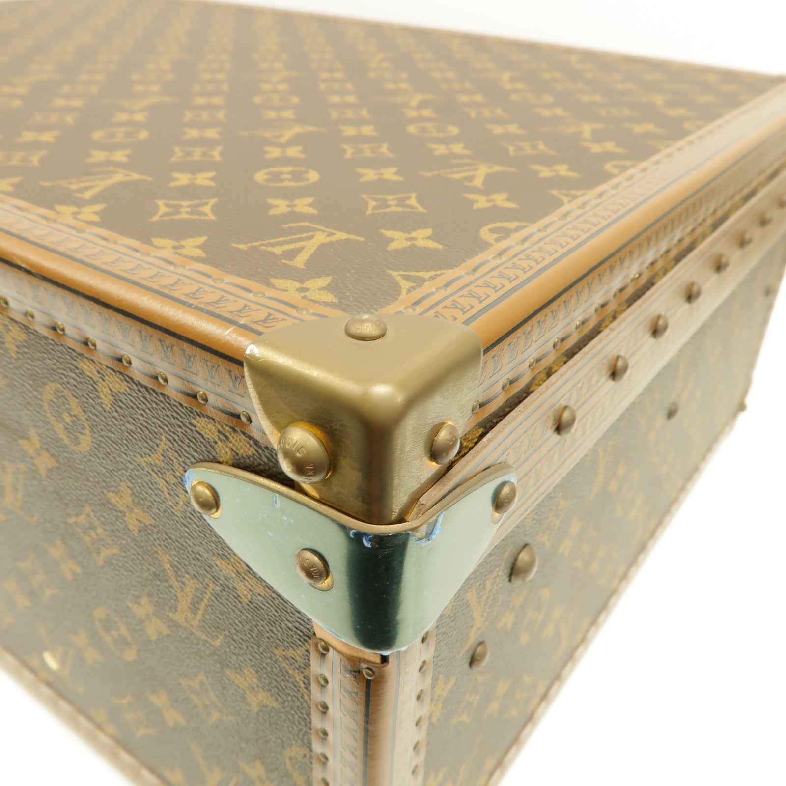 LOUIS VUITTON Monogram Alzer金扣行李箱啡色