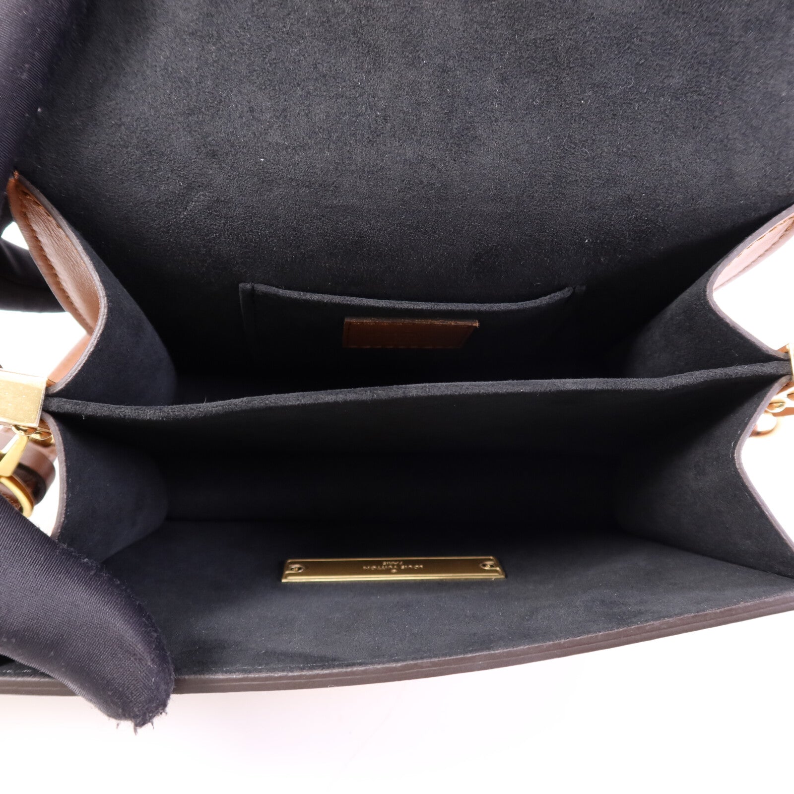 LOUIS VUITTON 【激減優惠】Monogram Reverse Mini Dauphine金扣肩背袋