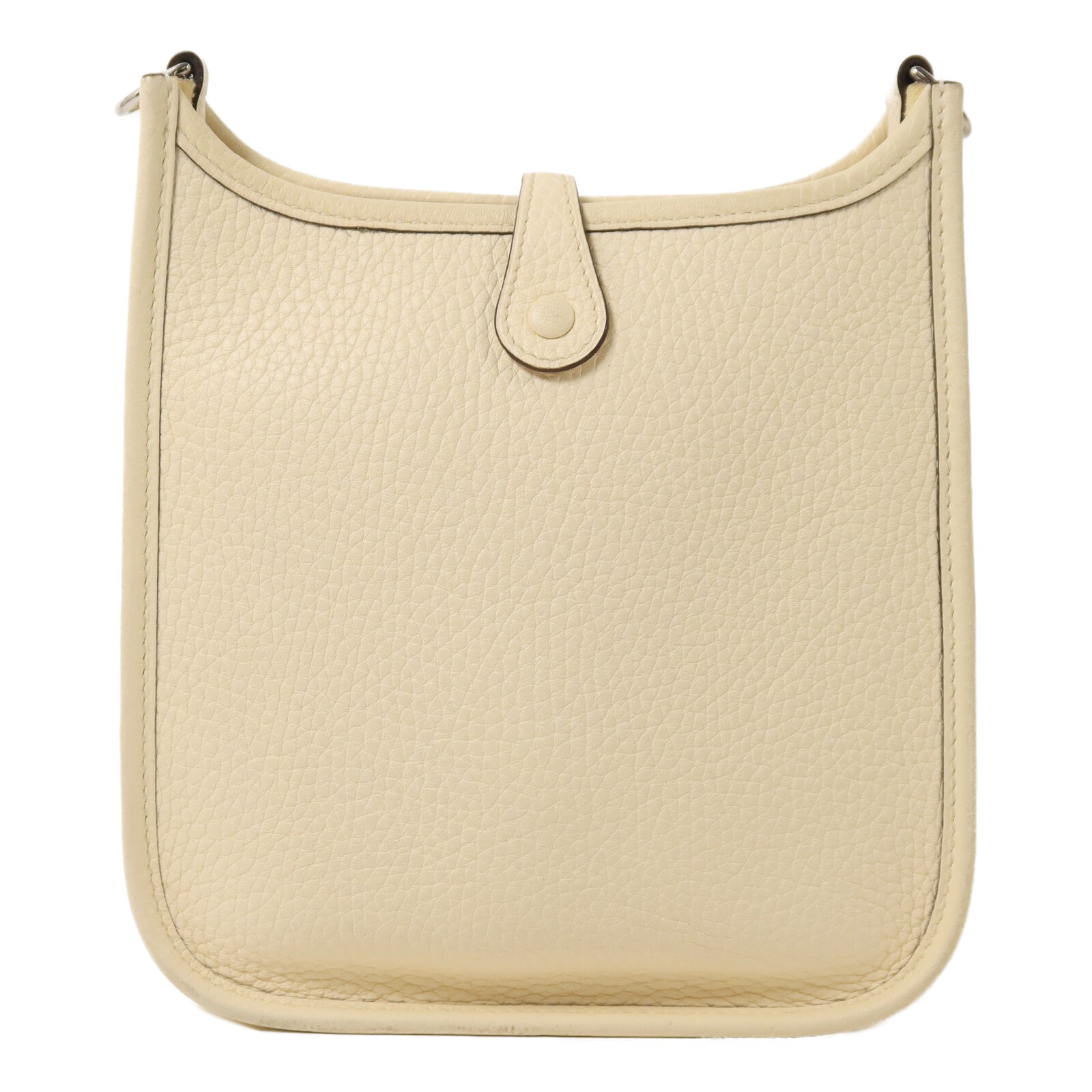 HERMES Clemence皮革Evelyne TPM銀扣肩背袋Nata