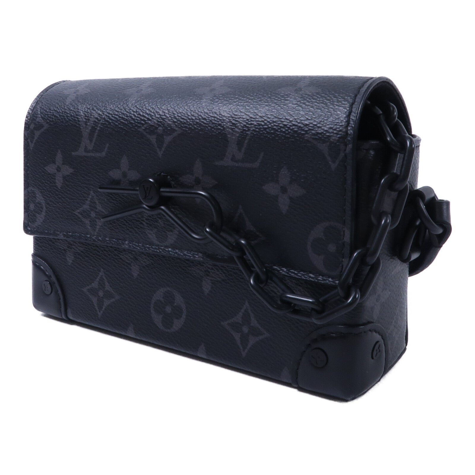 LOUIS VUITTON Monogram Eclipse Steamer Wearable Wallet肩背袋
