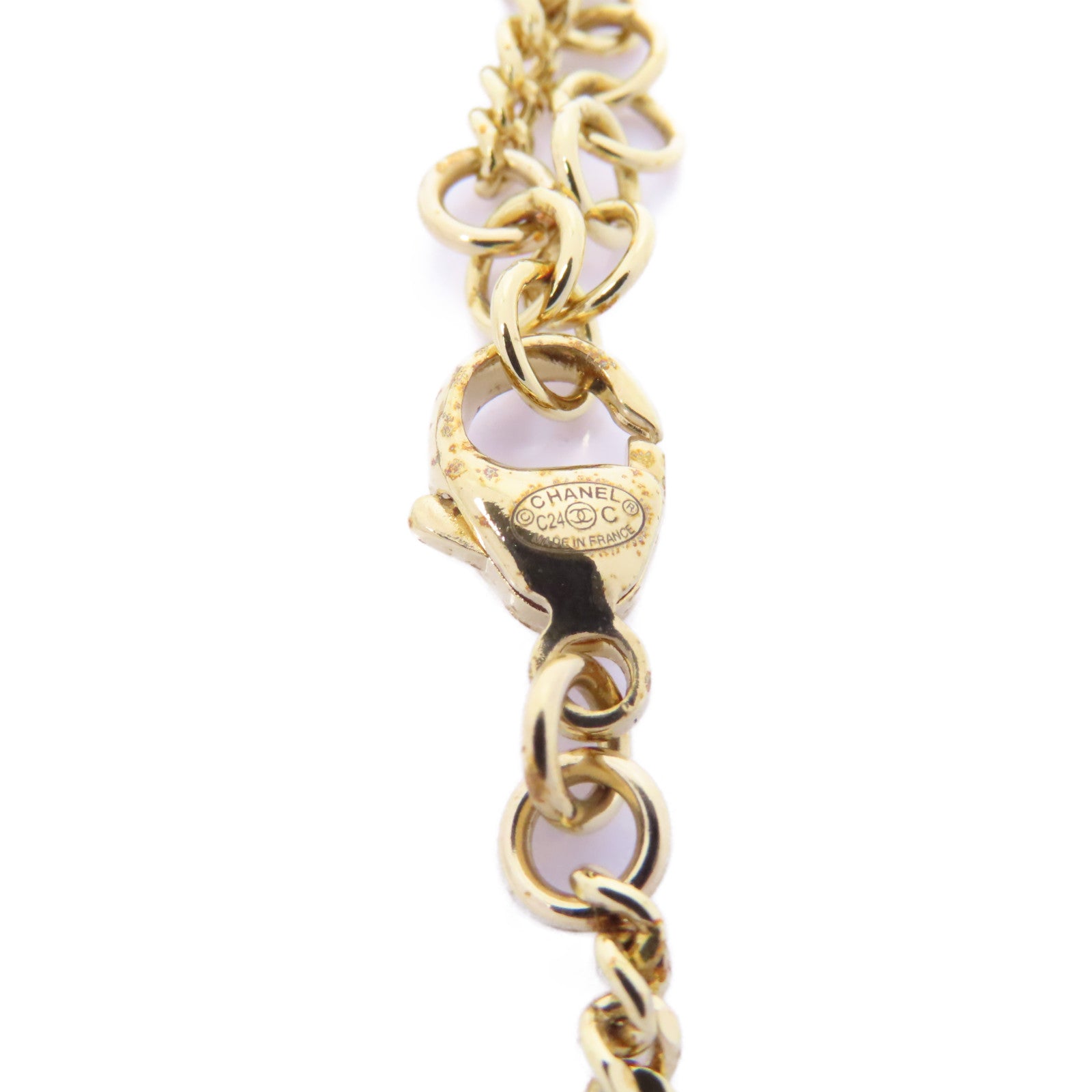 CHANEL 金屬Necklace項鍊金色