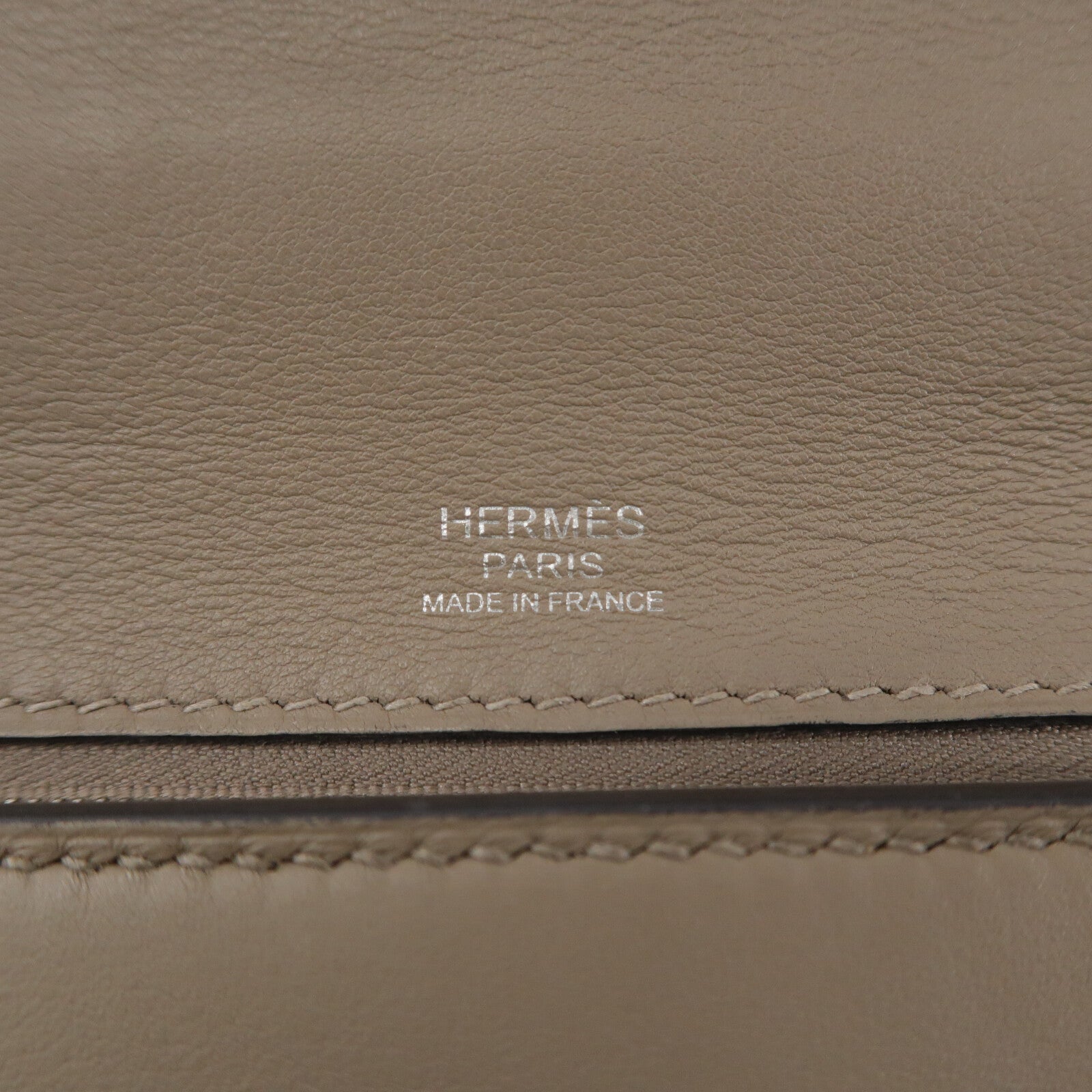 HERMES Togo皮革/Swift皮革24/24 29cm手挽肩背兩用袋Gris Asphalte
