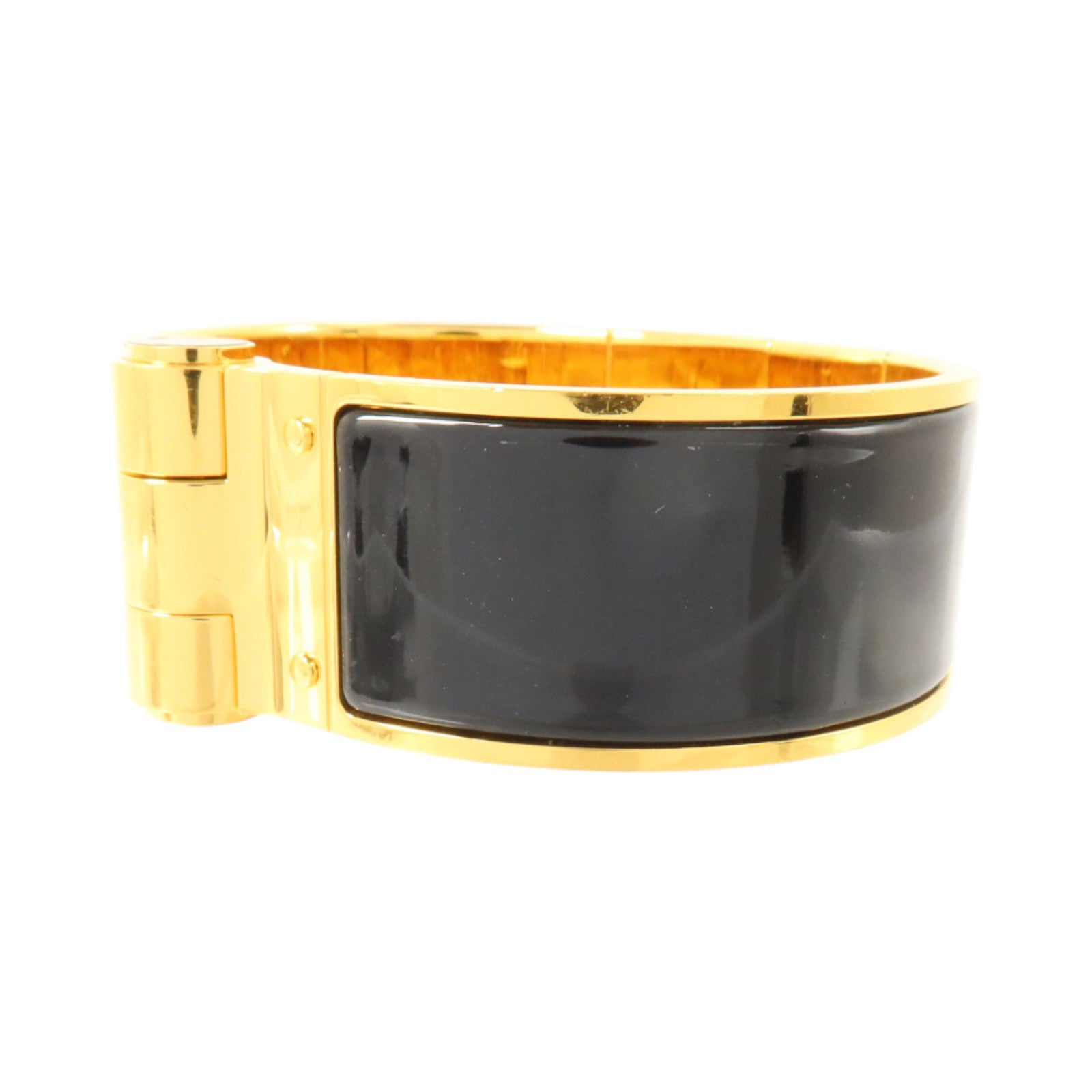 HERMES 金屬/琺瑯Charniere Bracelet金扣手鏈