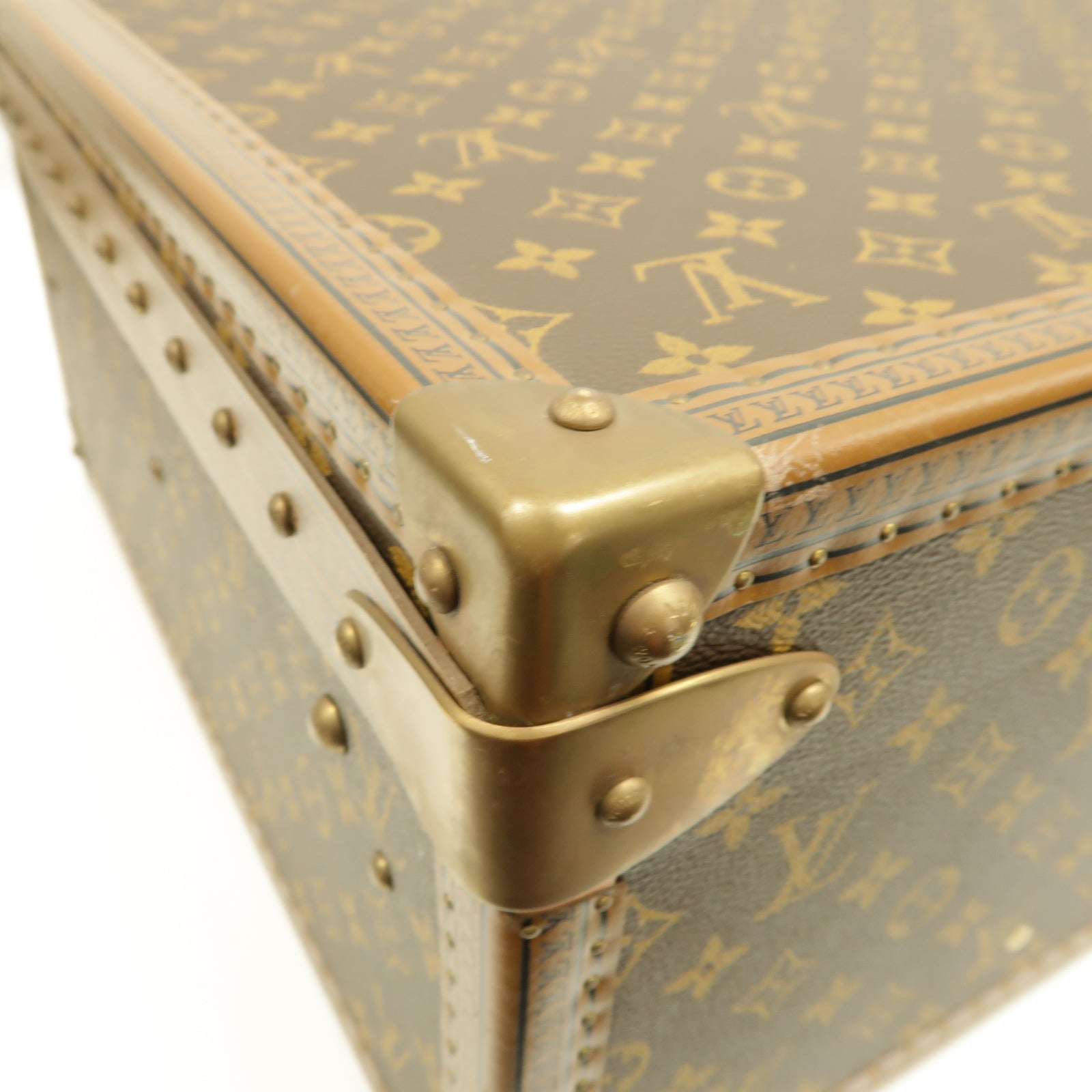 LOUIS VUITTON Monogram Alzer金扣行李箱啡色