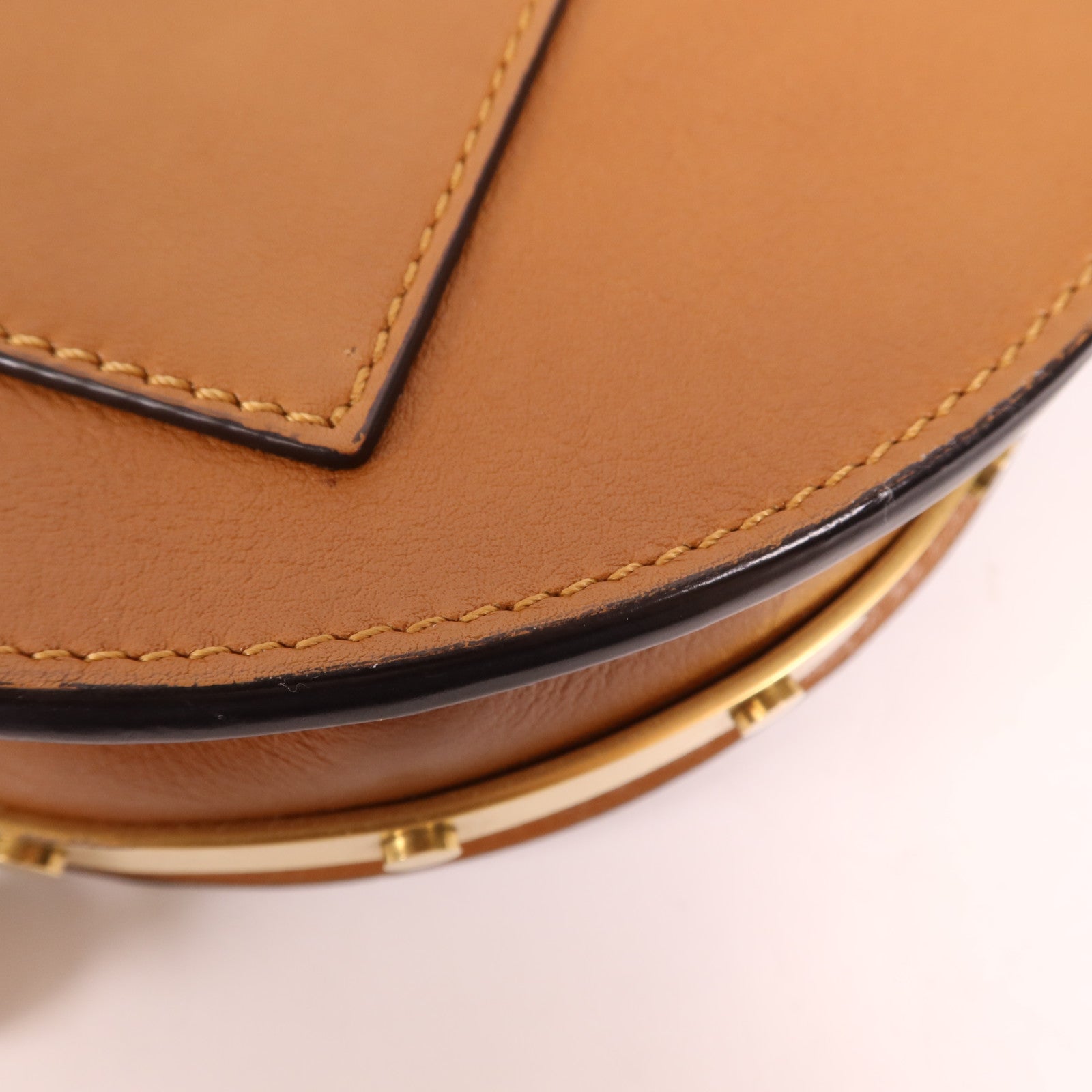 Chloe 牛皮皮革Shoulder Bag金扣手挽肩背兩用袋