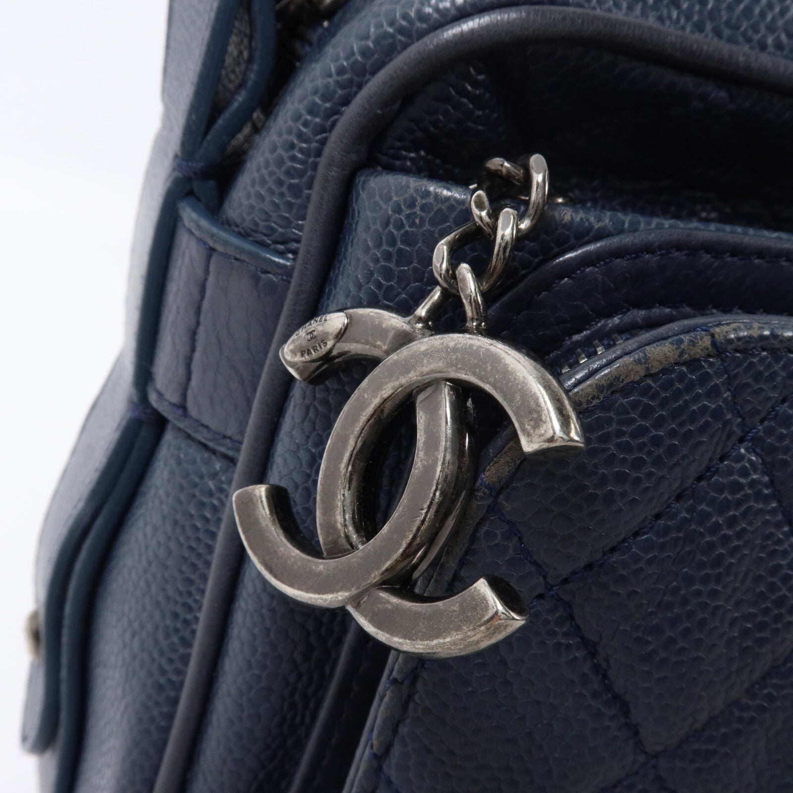 CHANEL 牛皮皮革Shoulder Bag鏈帶肩背袋