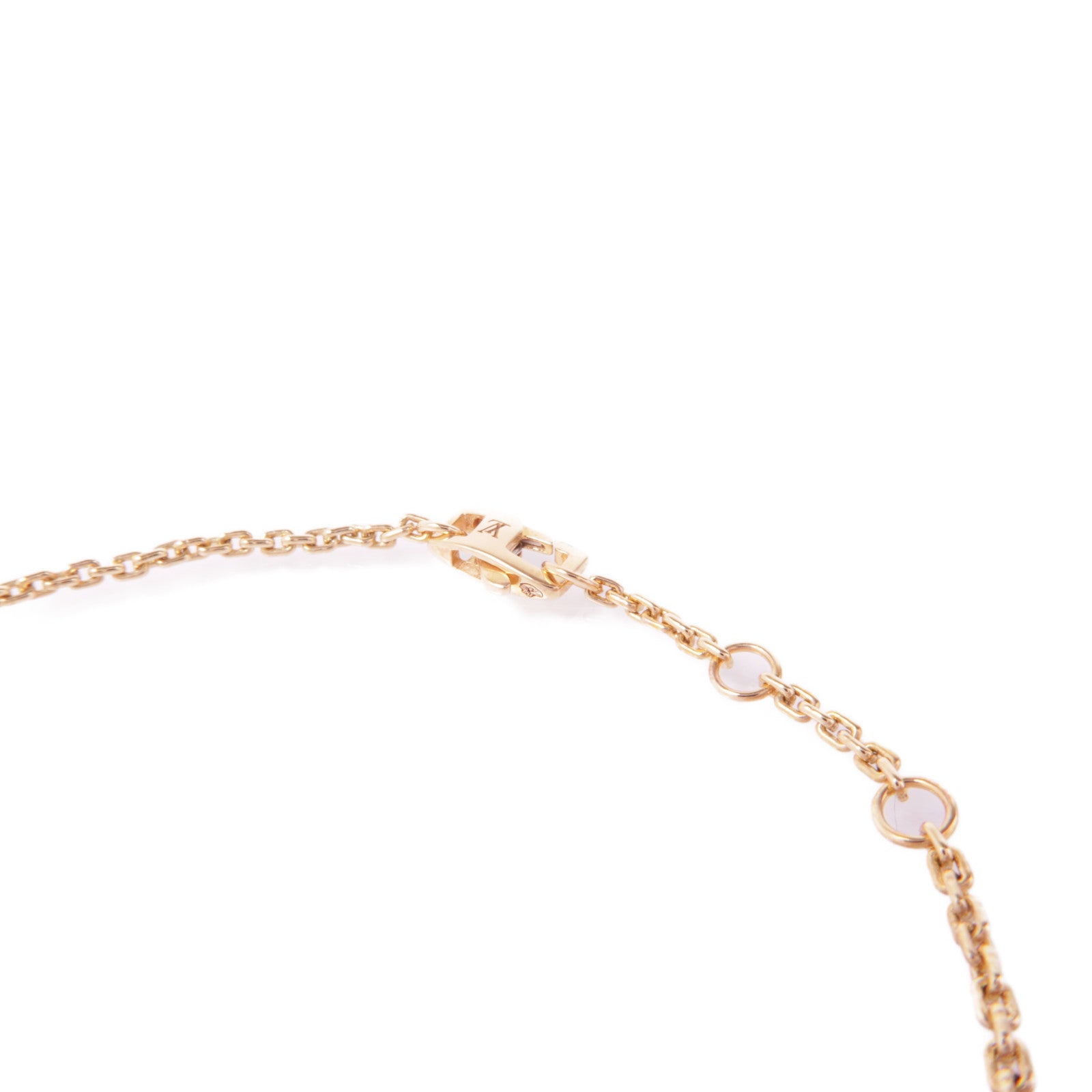 LOUIS VUITTON 18K玫瑰金Idylle Blossom 1P Diamond Bracelet鑽石手鏈